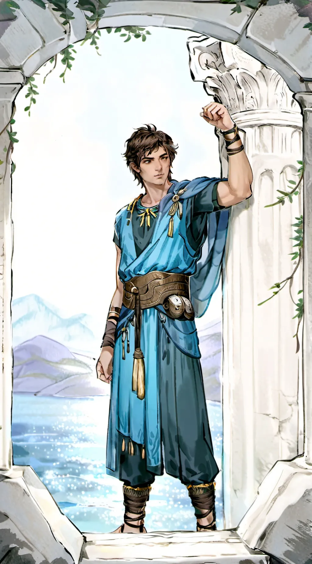 ai character: Telemachus background