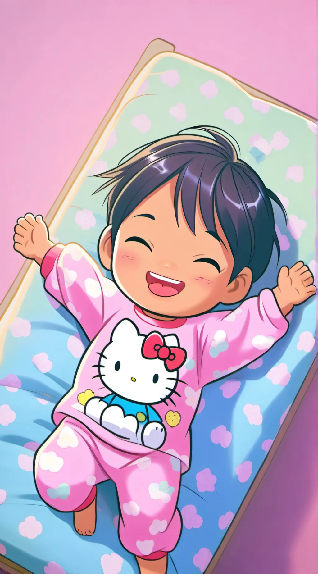 ai character: baby background