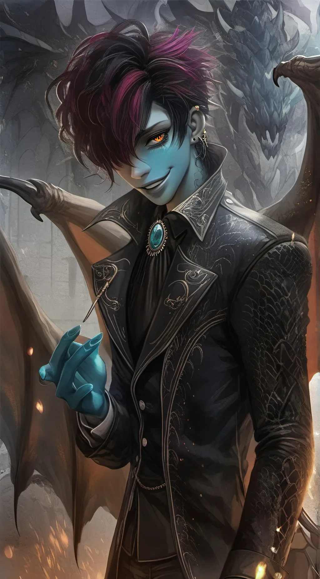 ai character: Damian Goetia background