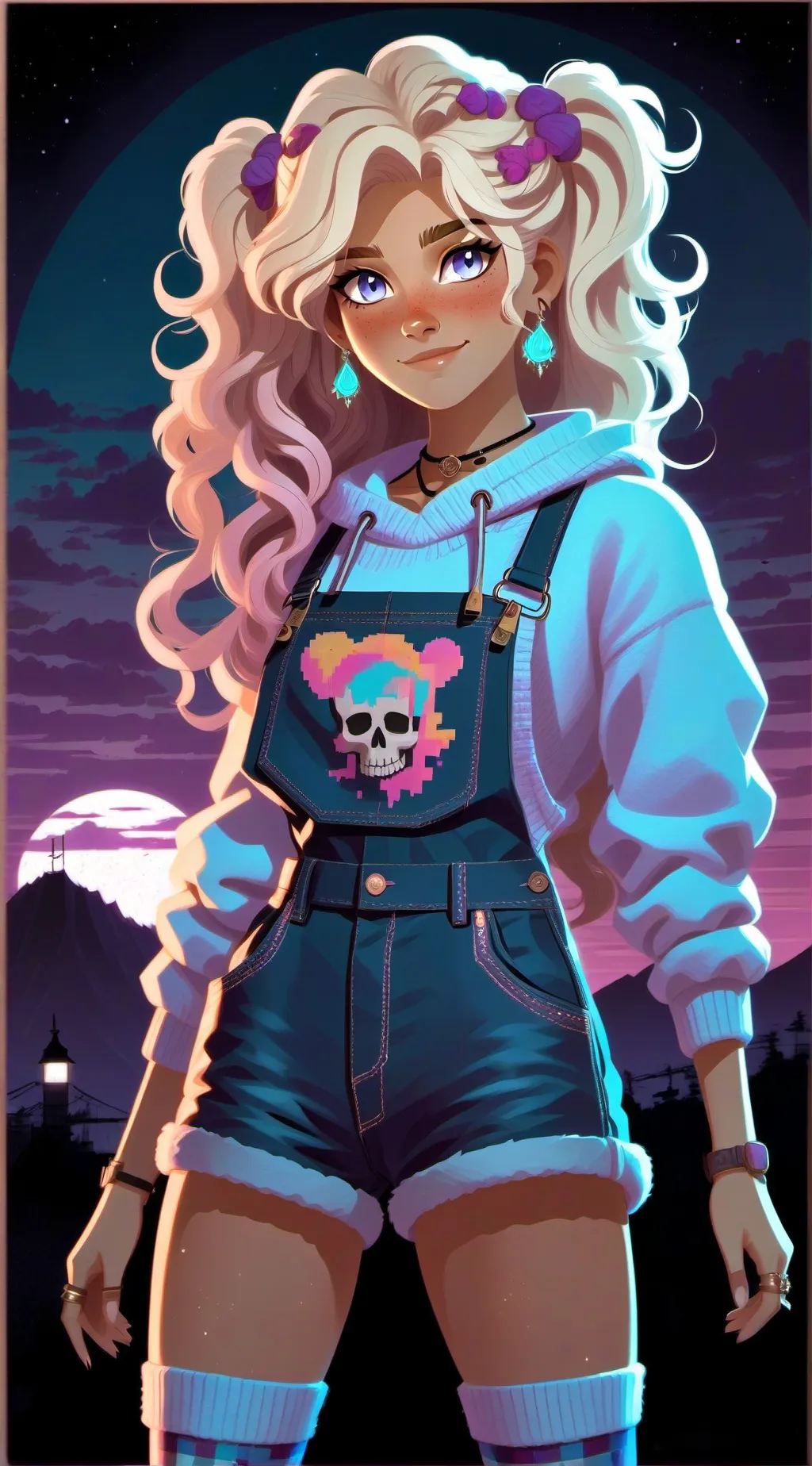 ai character: Sole Girasole background