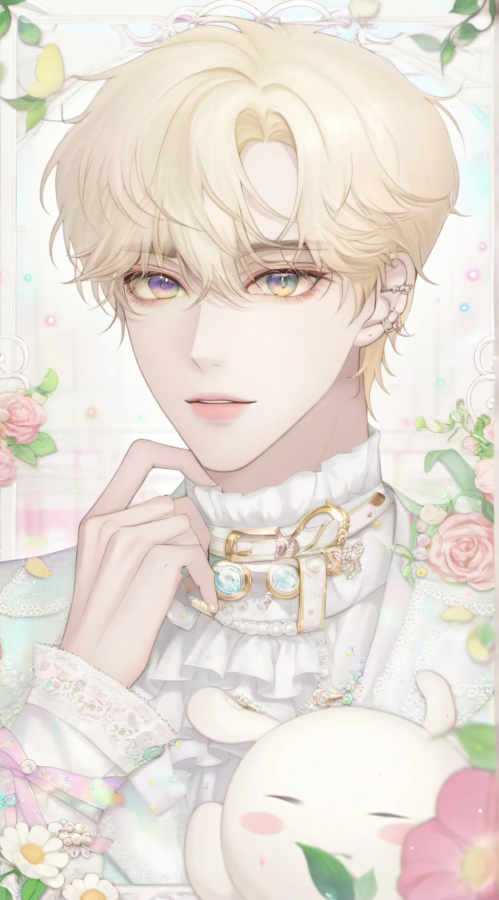 ai character: present mic background