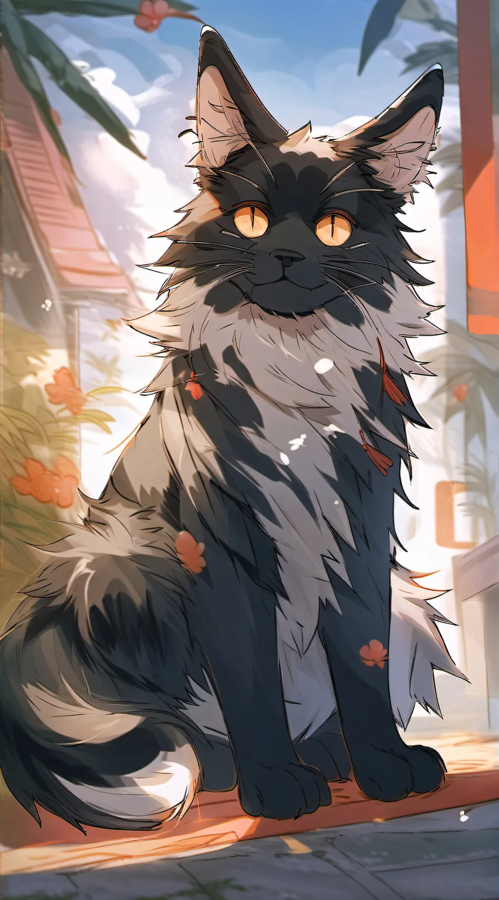 ai character: The LOV's cat background