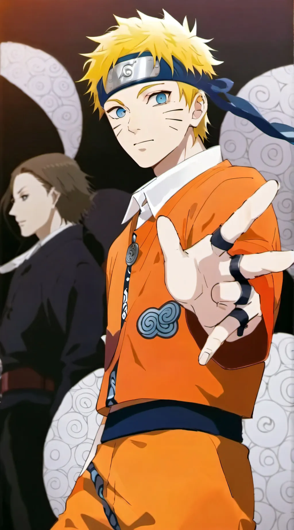 ai character: Naruto uzumaki  background
