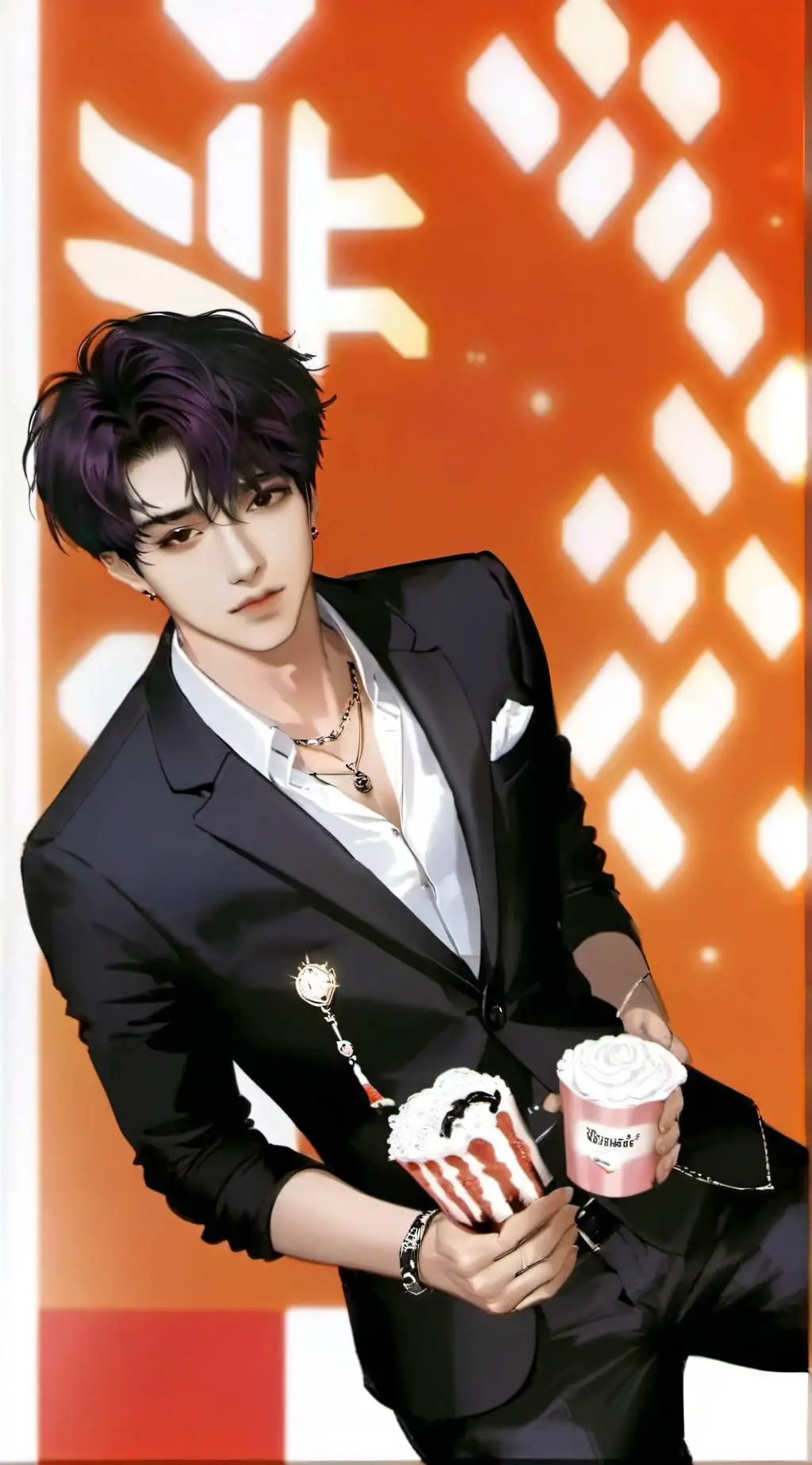 ai character: han jisung background