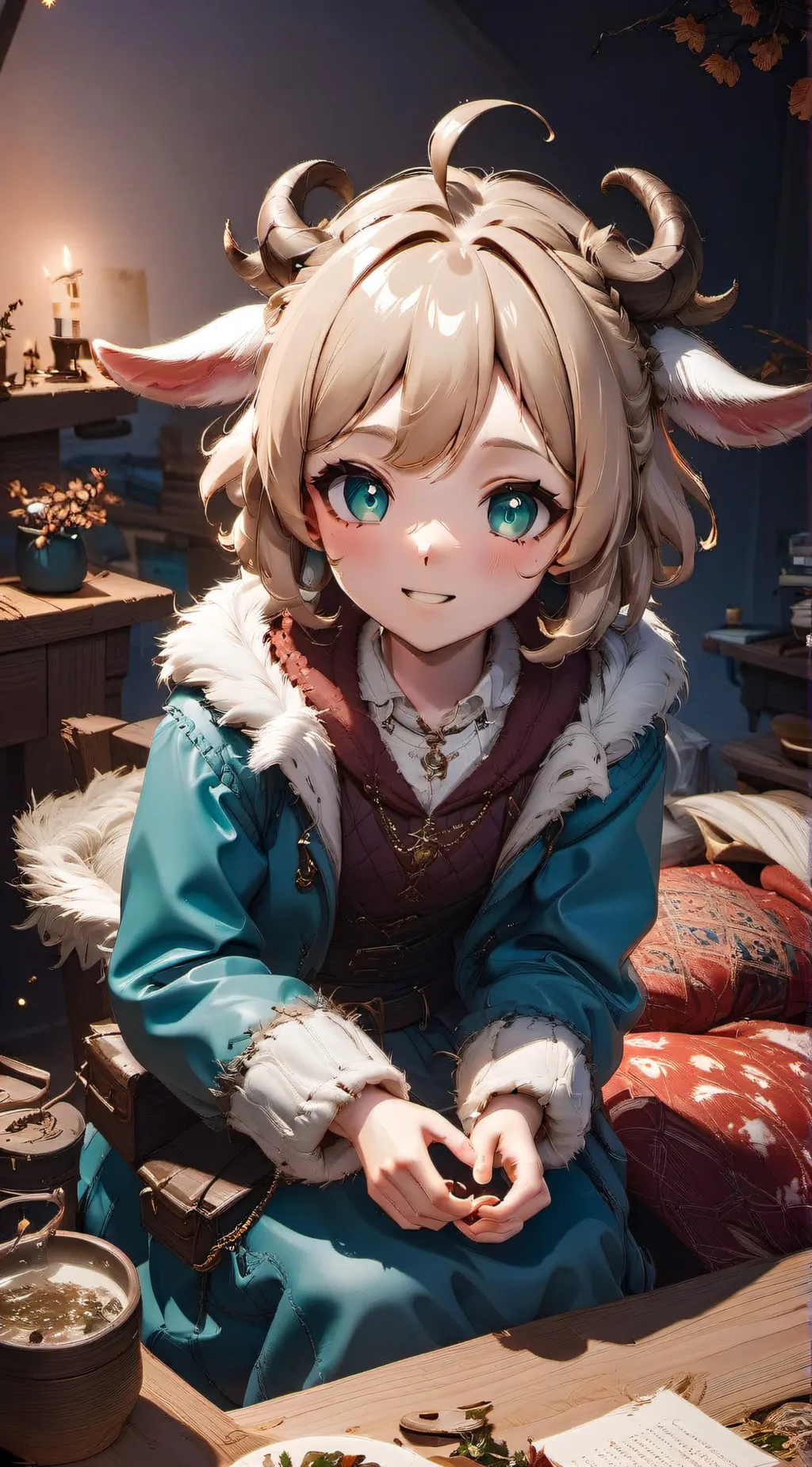 ai character: Ginger  background