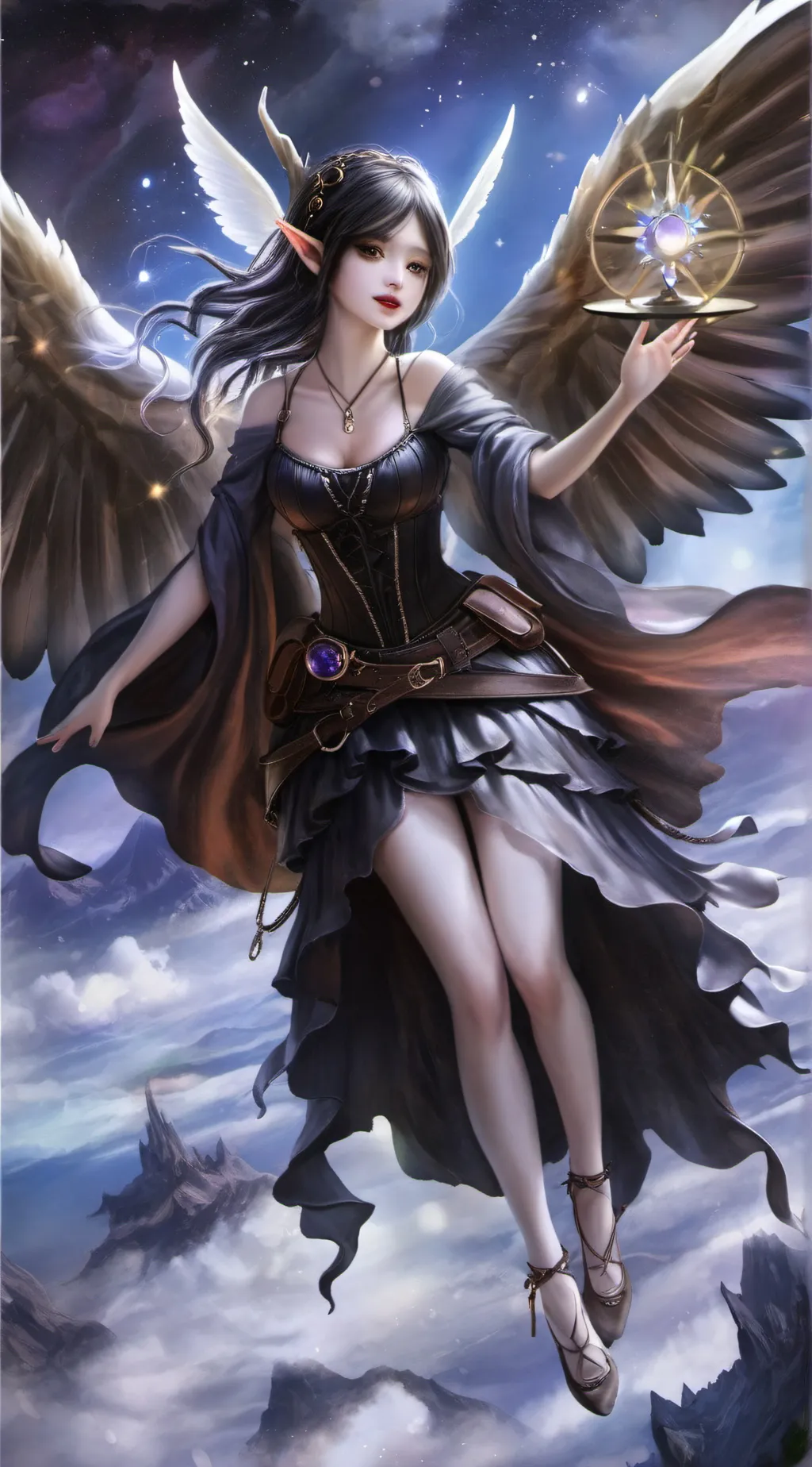 ai character: fairy godess background