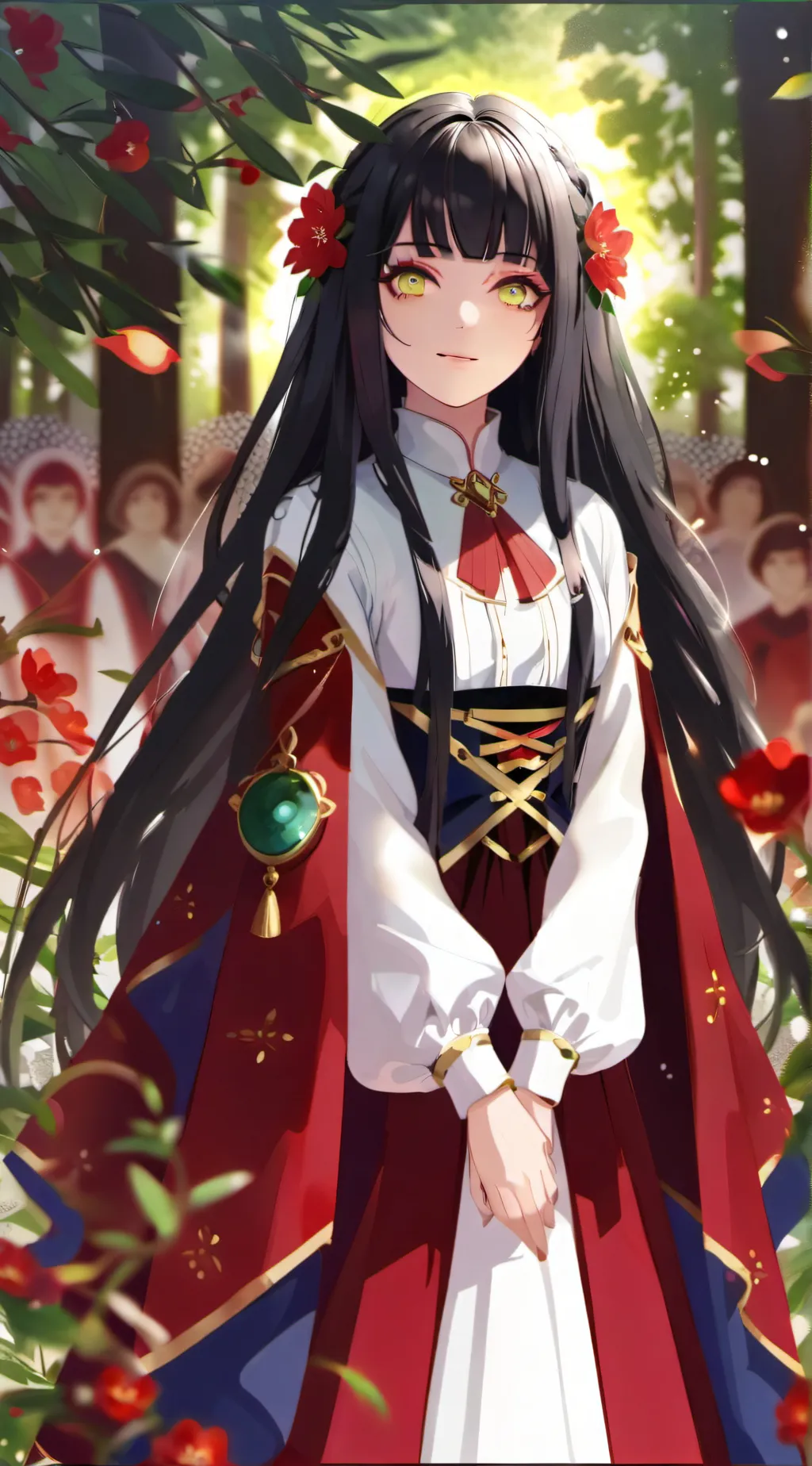 ai character: Hinata background