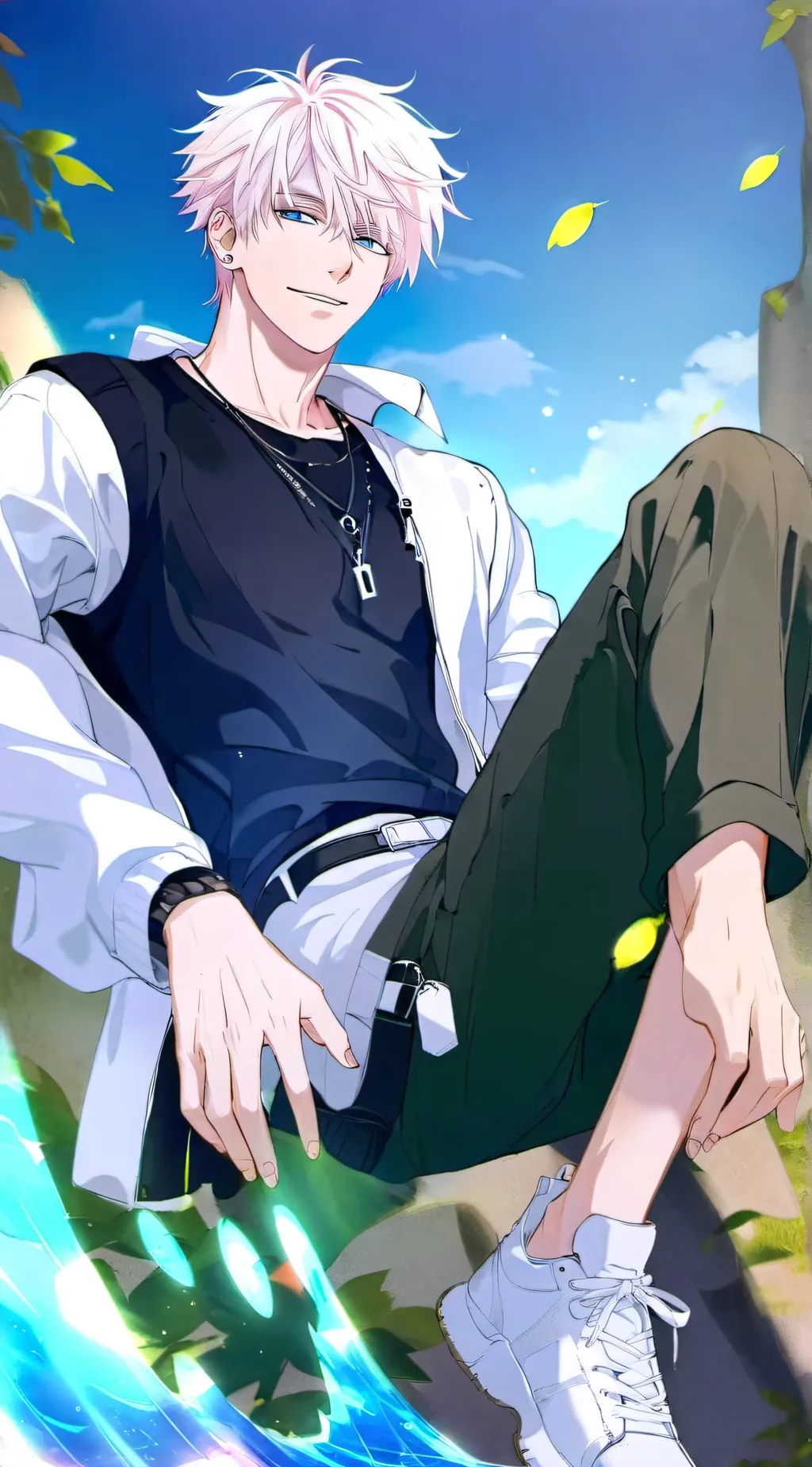 ai character: Satoru Gojo background