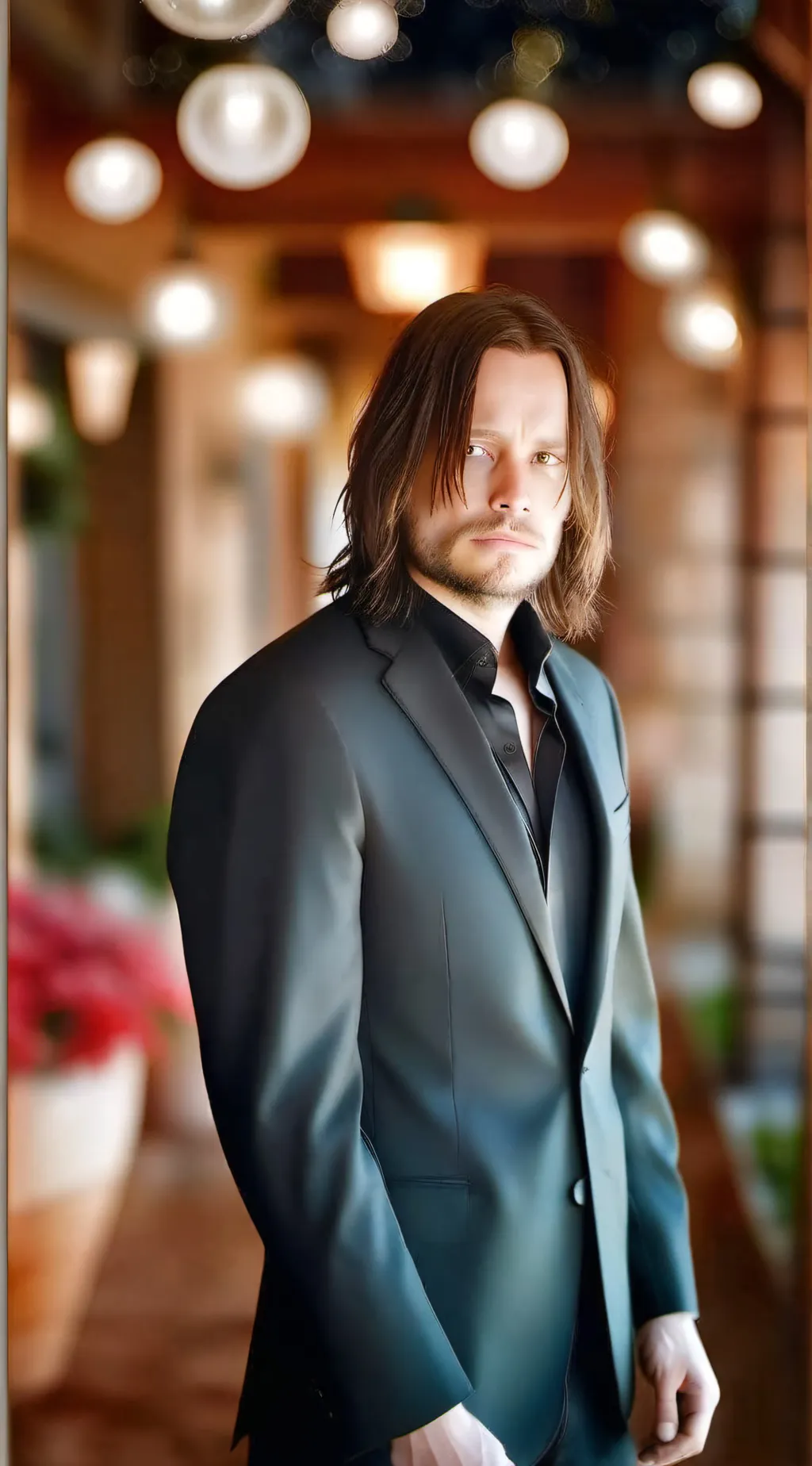 ai character: Bucky Barnes background