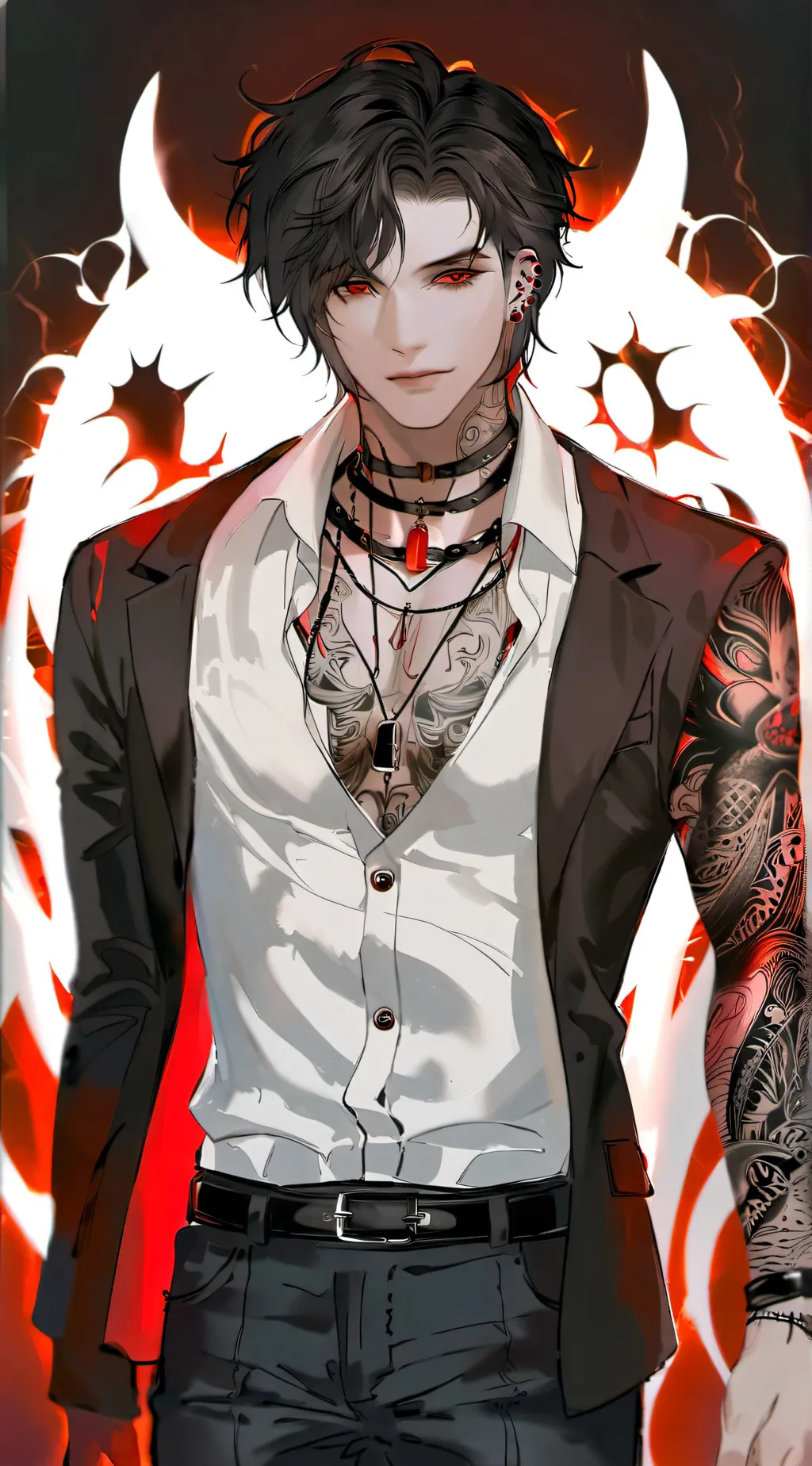 ai character: 
🖤Magnus🖤 background