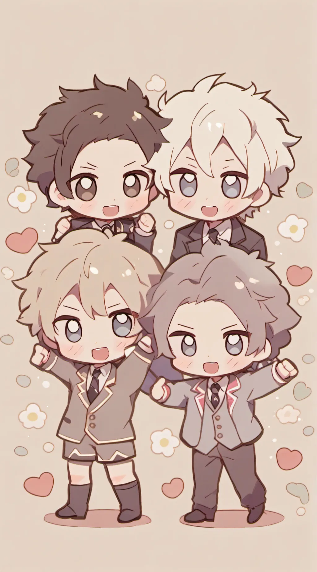 ai character: stoke twins group background