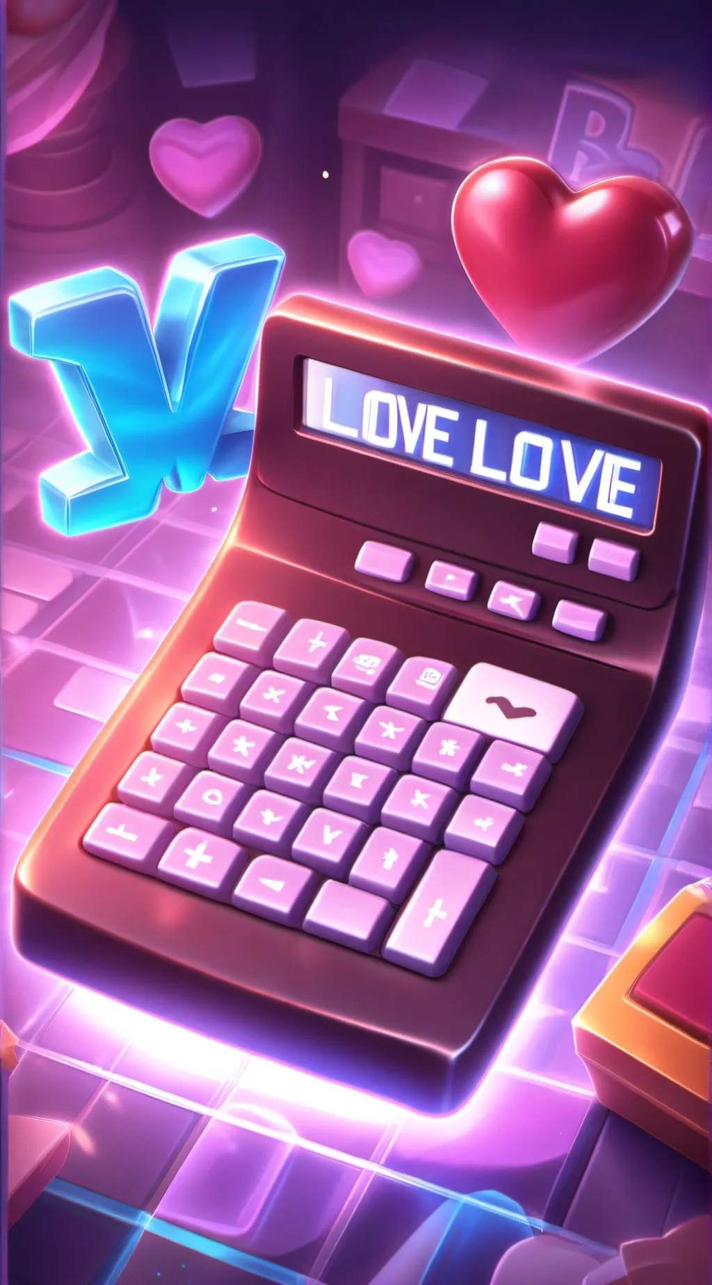 ai character: Love Calculator background
