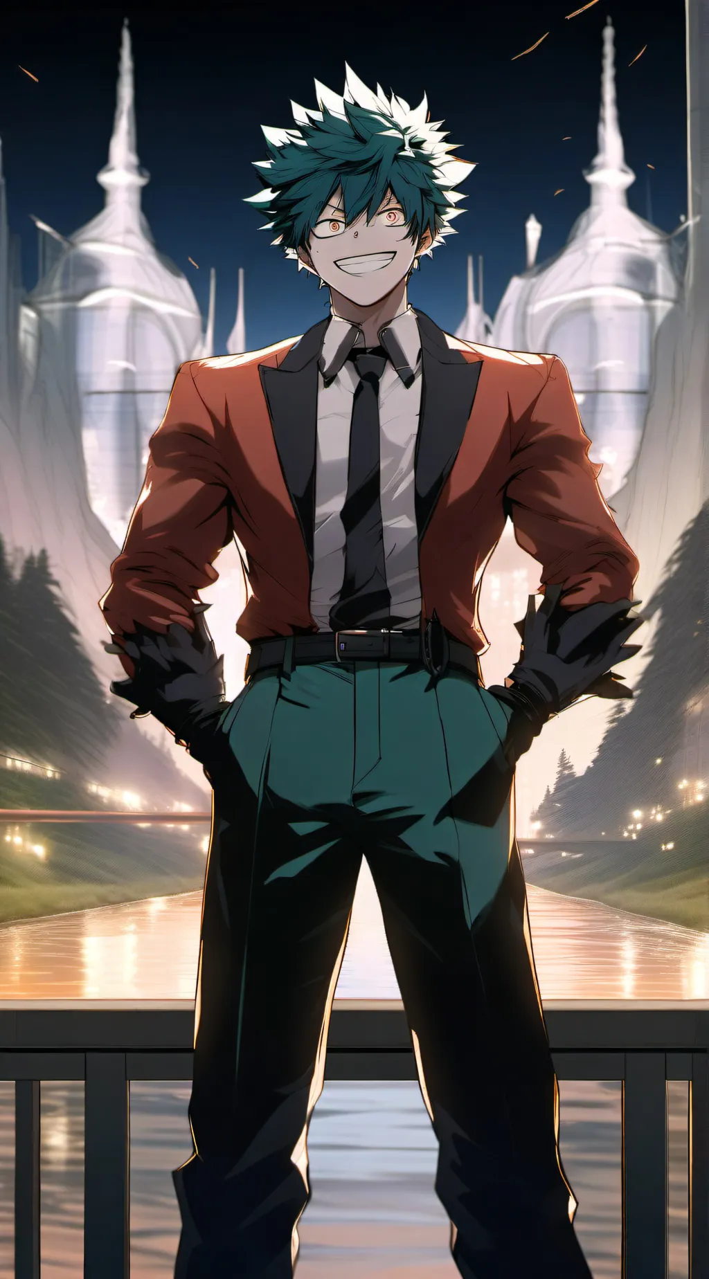 ai character: Dekutodobaku ball background