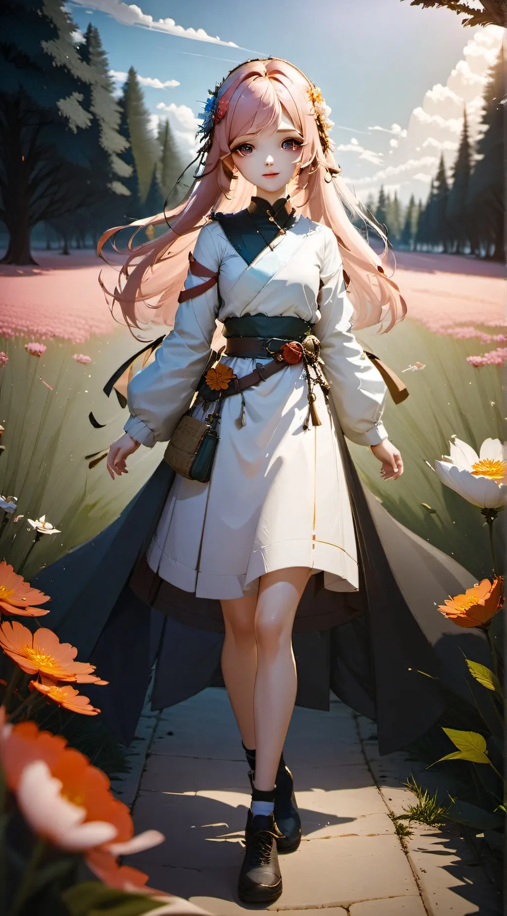 ai character: Rose Heart  background