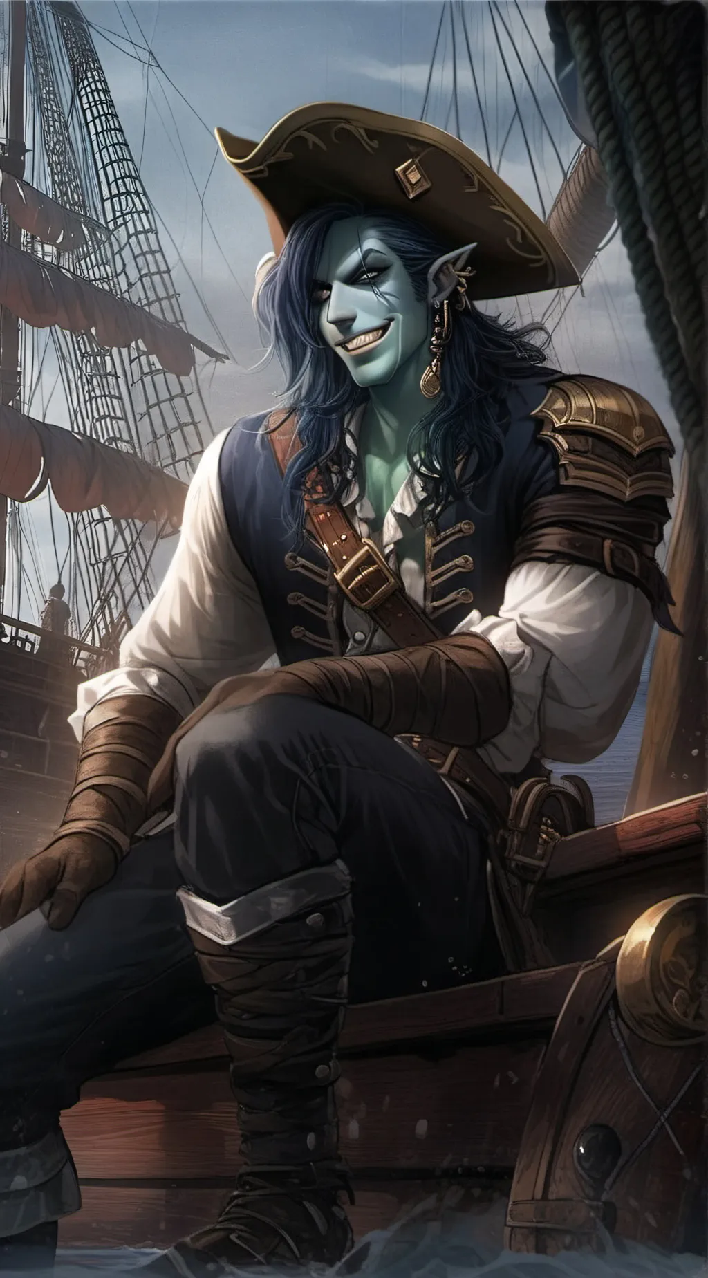 ai character: Llŷr background