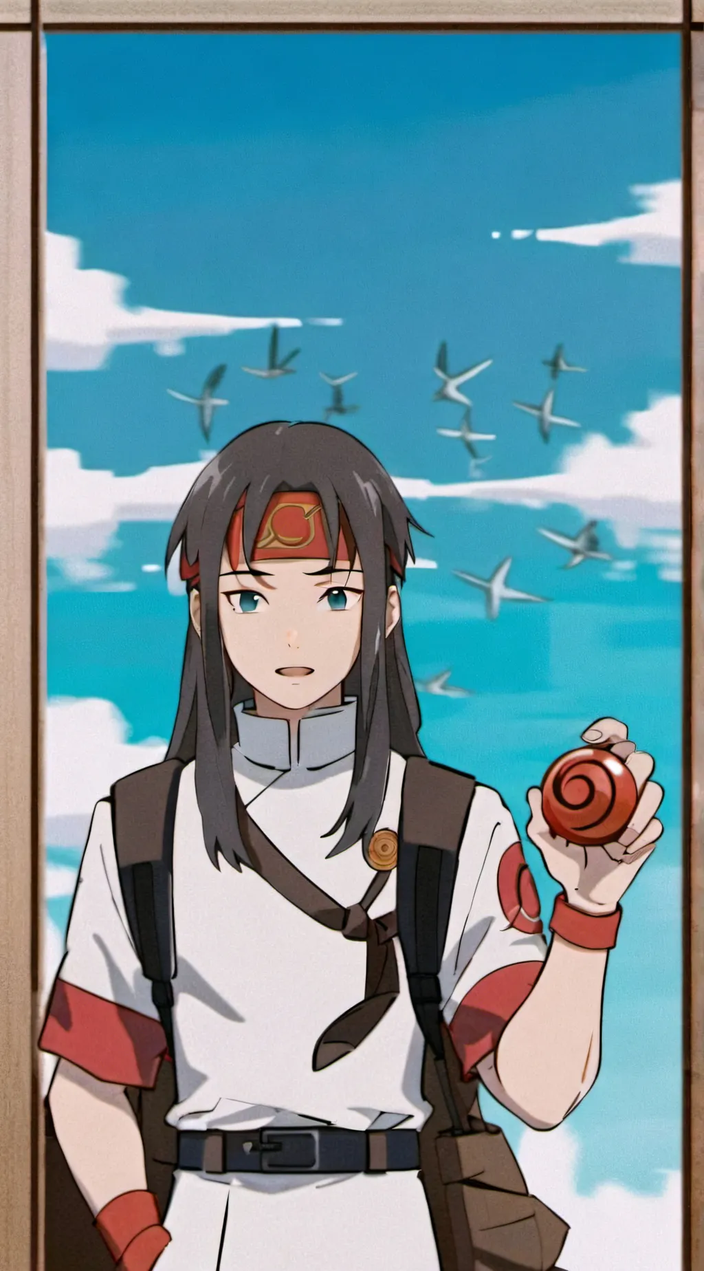 ai character: Neji hyuga background
