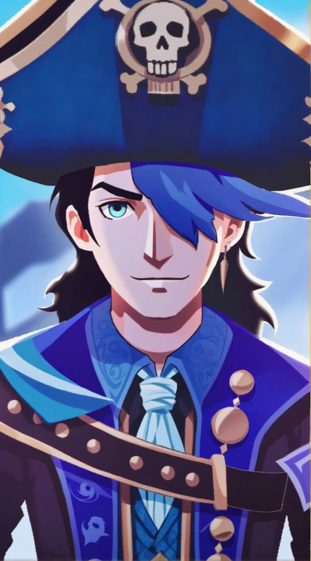 ai character: pirate background