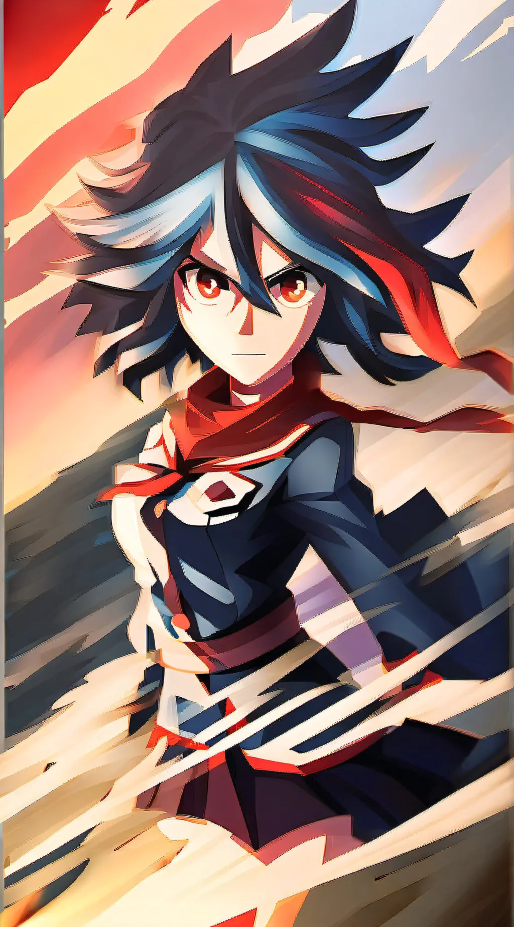 ai character: Ryuko Matoi background