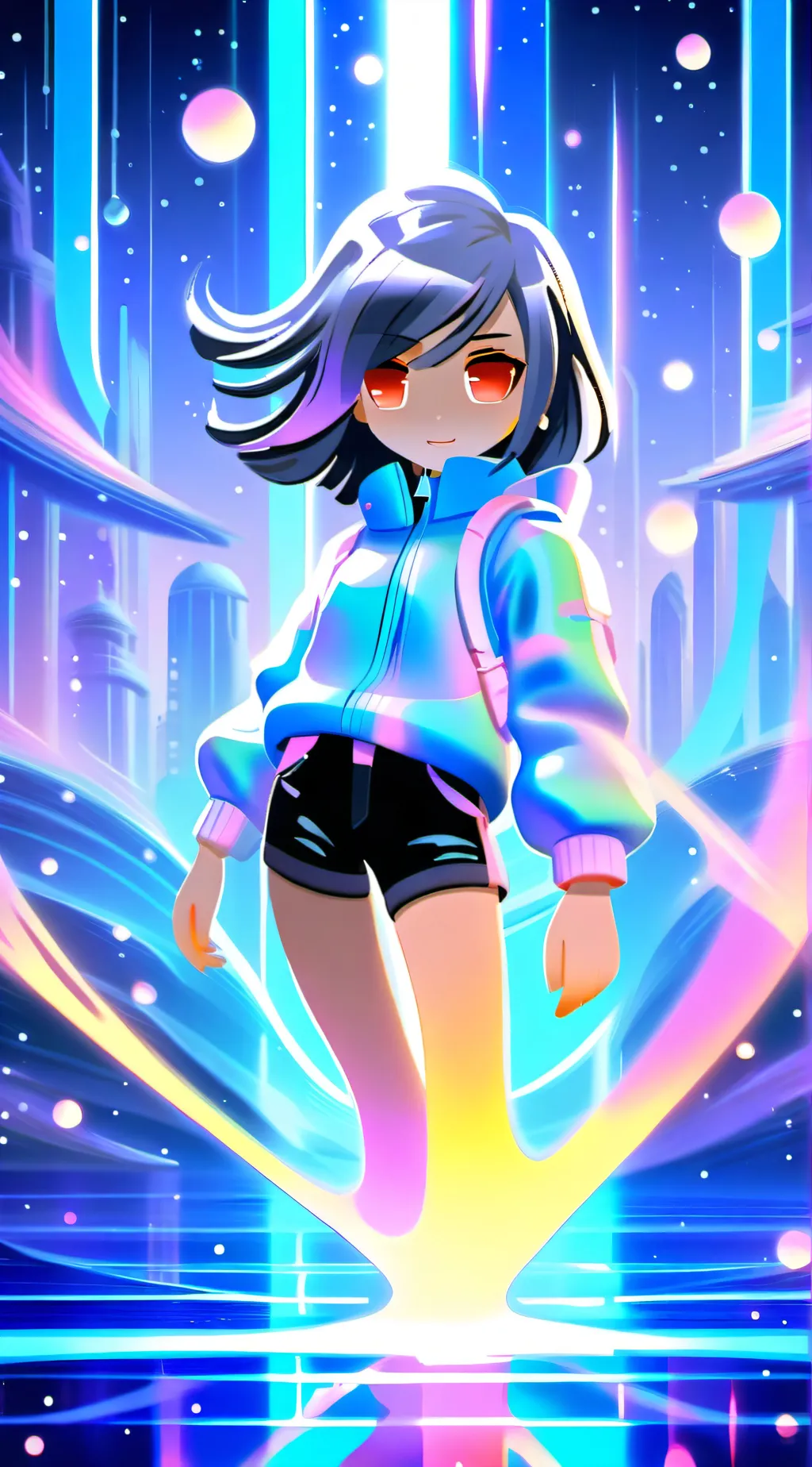 ai character: spider verse background