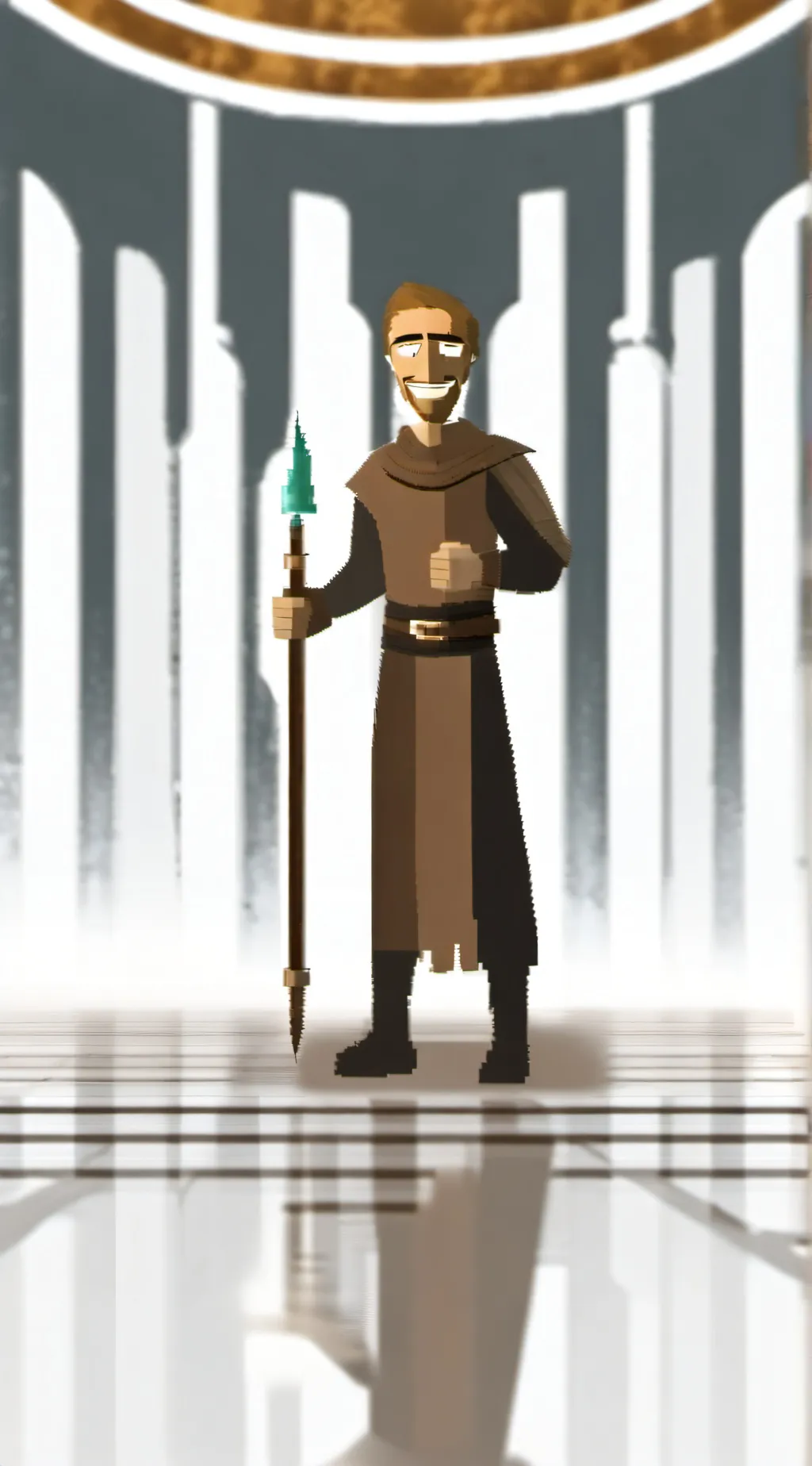ai character: Ben the merchant  background