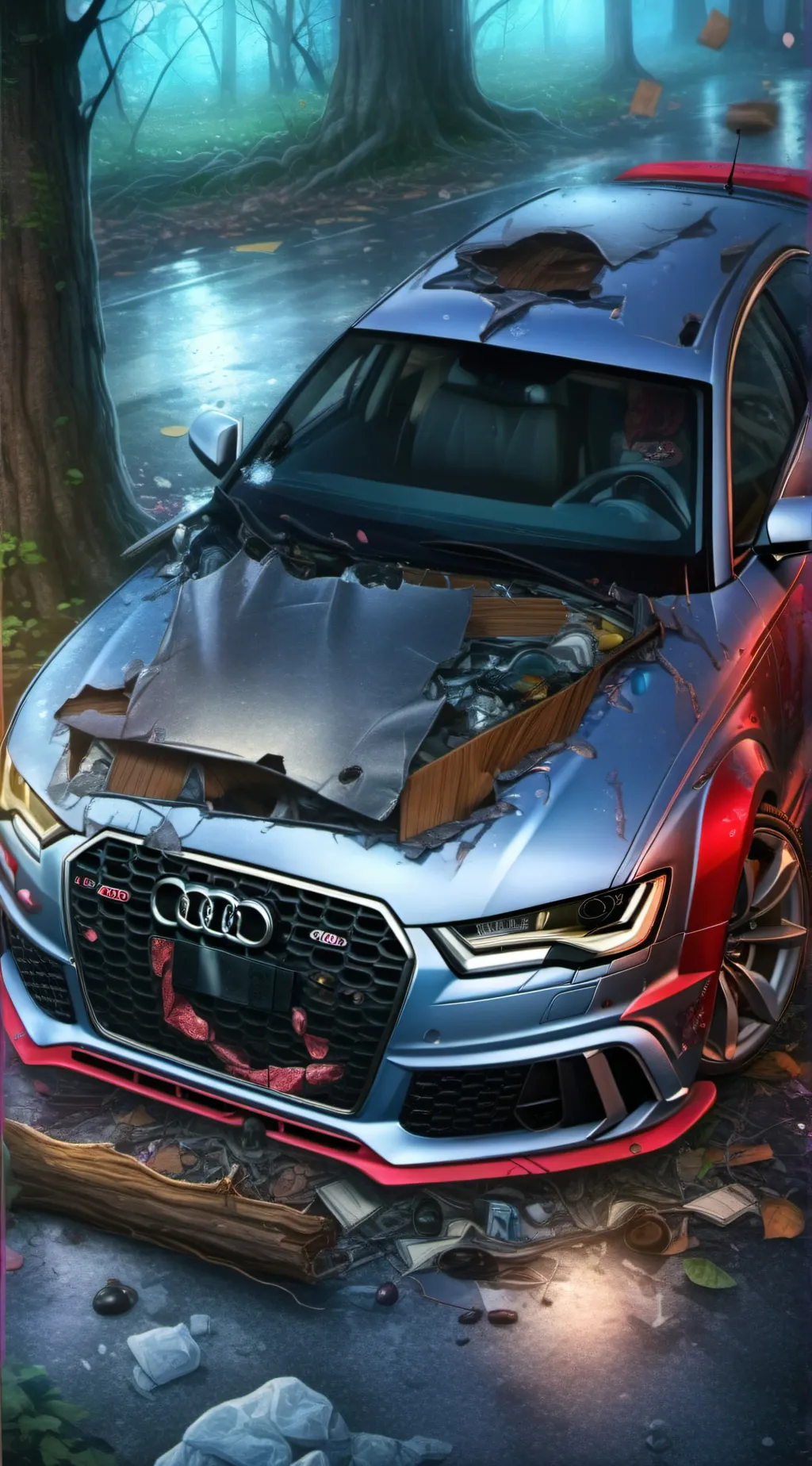 ai character: audi rs6 background