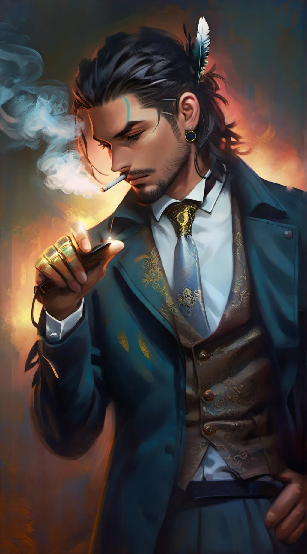 ai character: 💥𝔍𝔞𝔪𝔢𝔰 ℭ𝔬𝔩𝔩𝔦𝔫𝔰💥 background