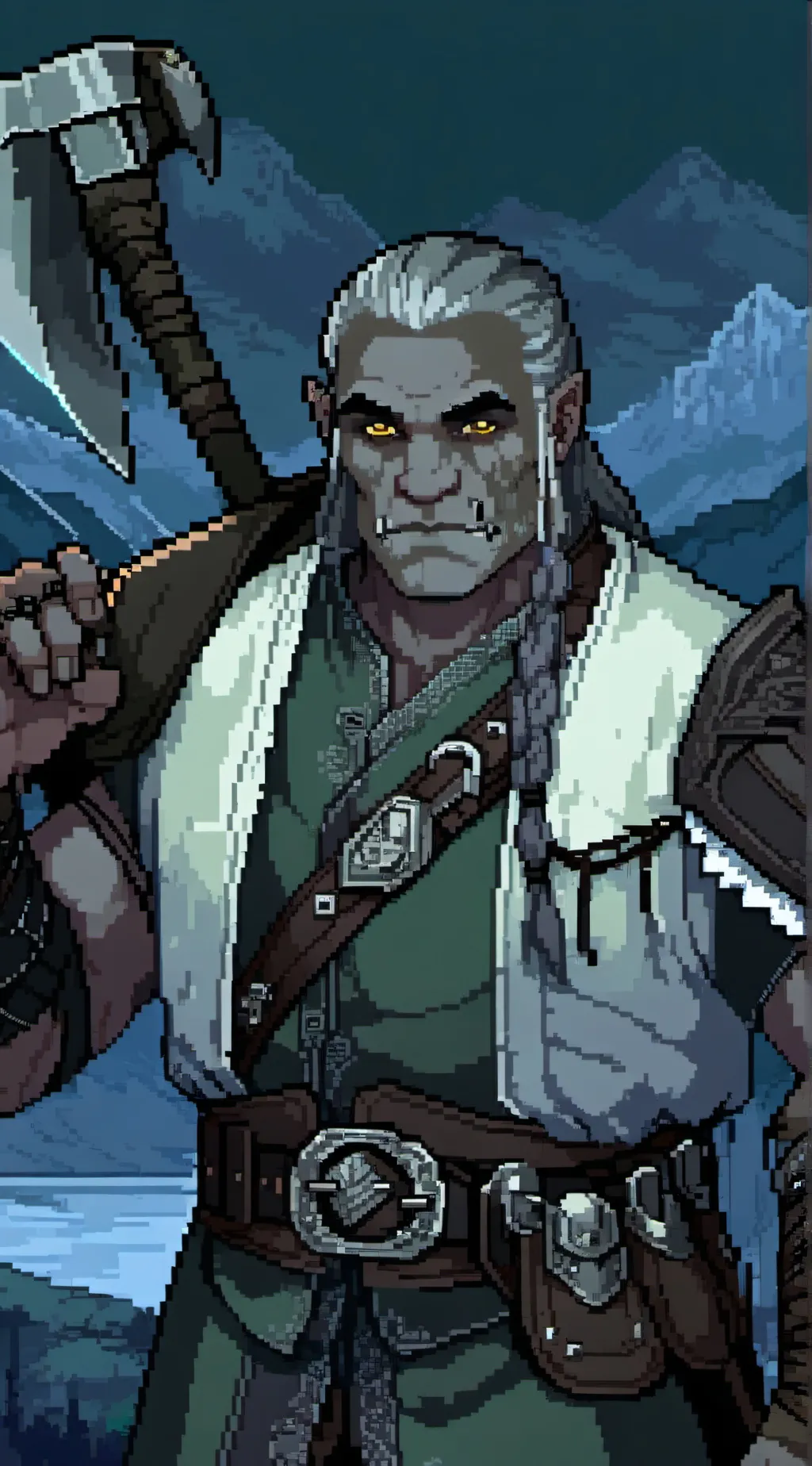 ai character: Holg background