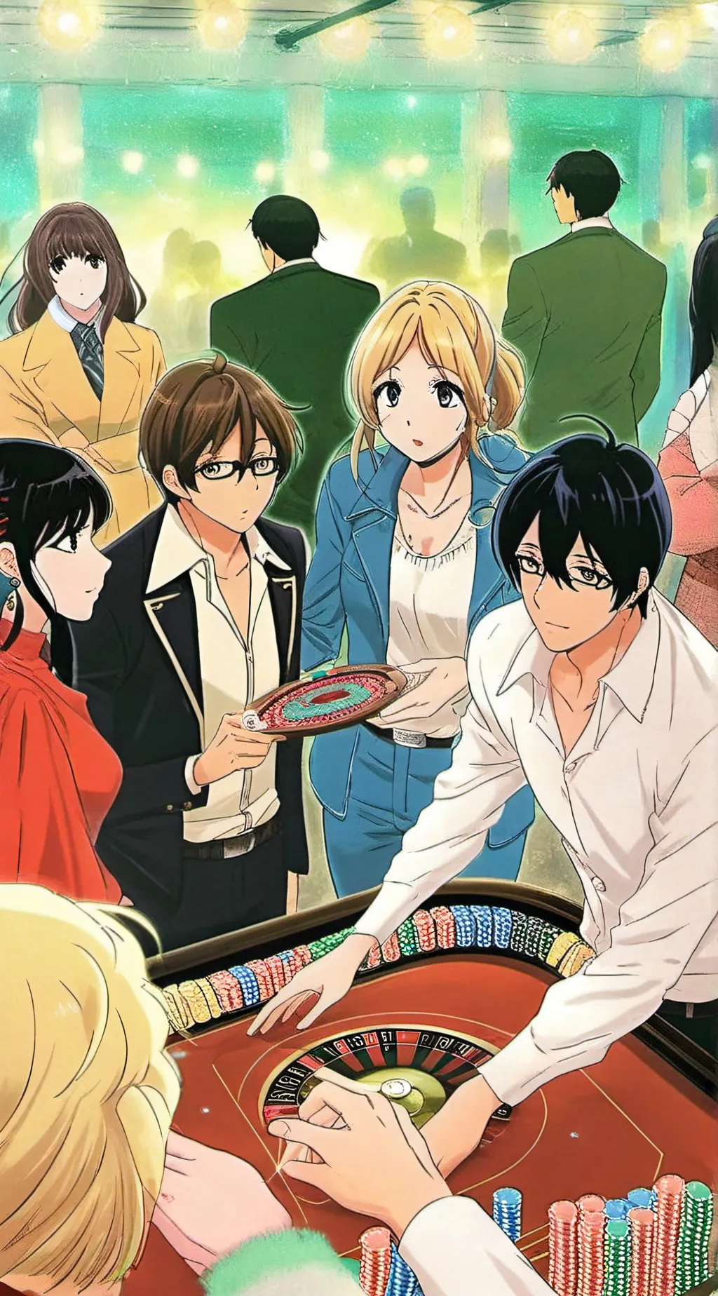 ai character: hola background