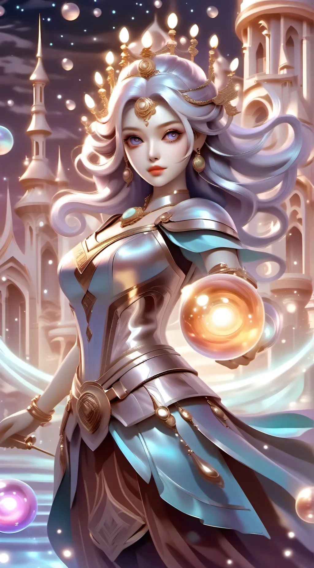ai character: Aria background
