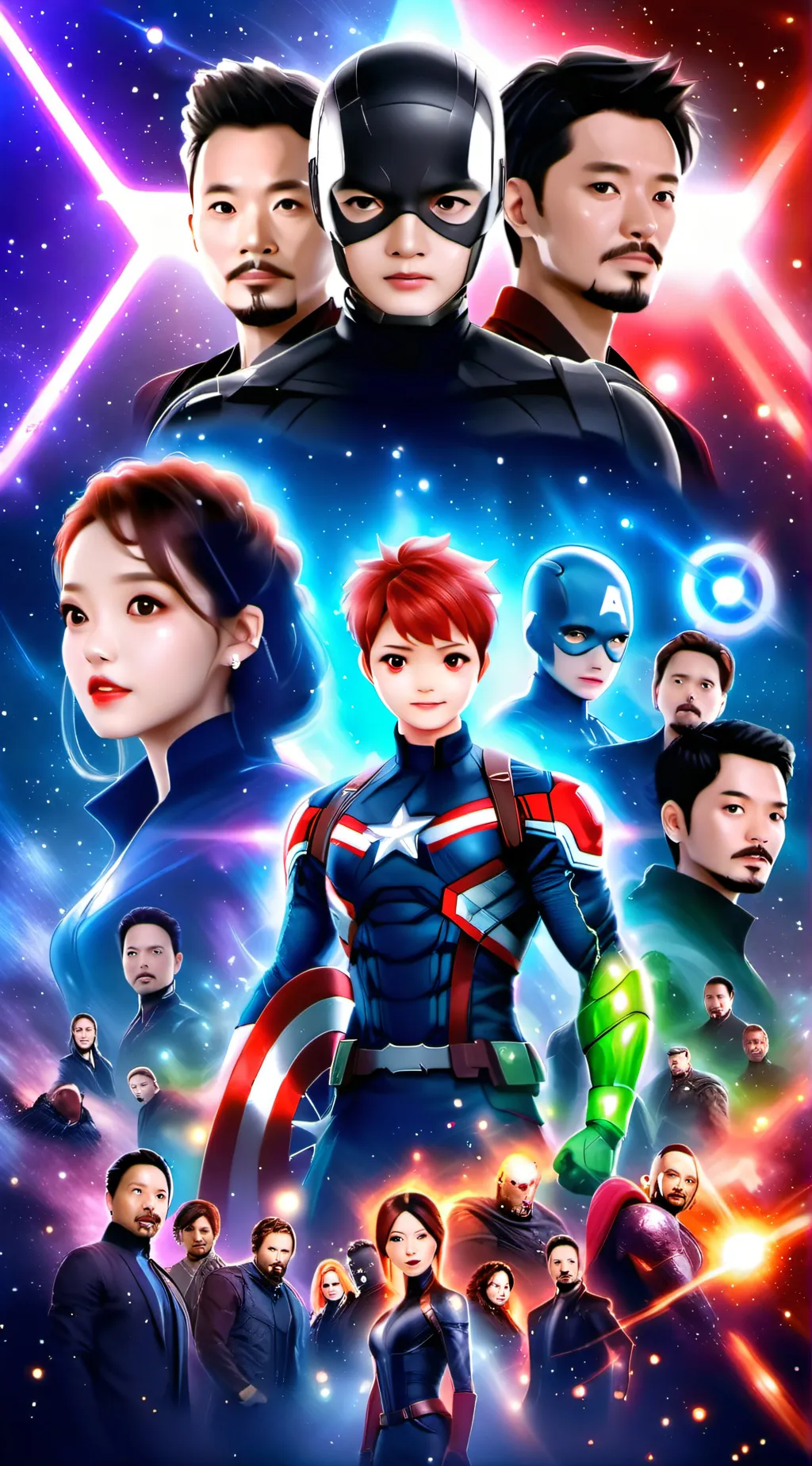 ai character: Avengers background