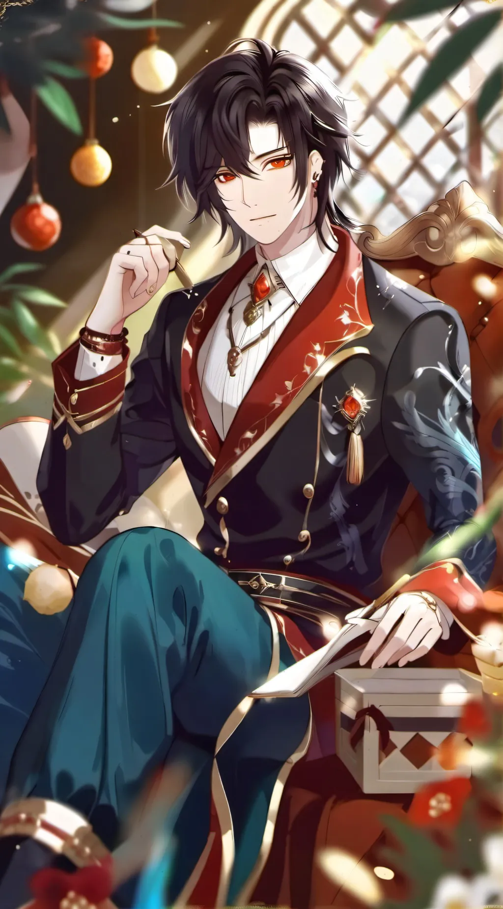 ai character: ~★†Aaron†★~ background