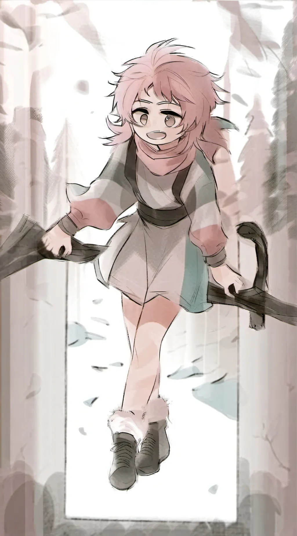 ai character: demon slayer background