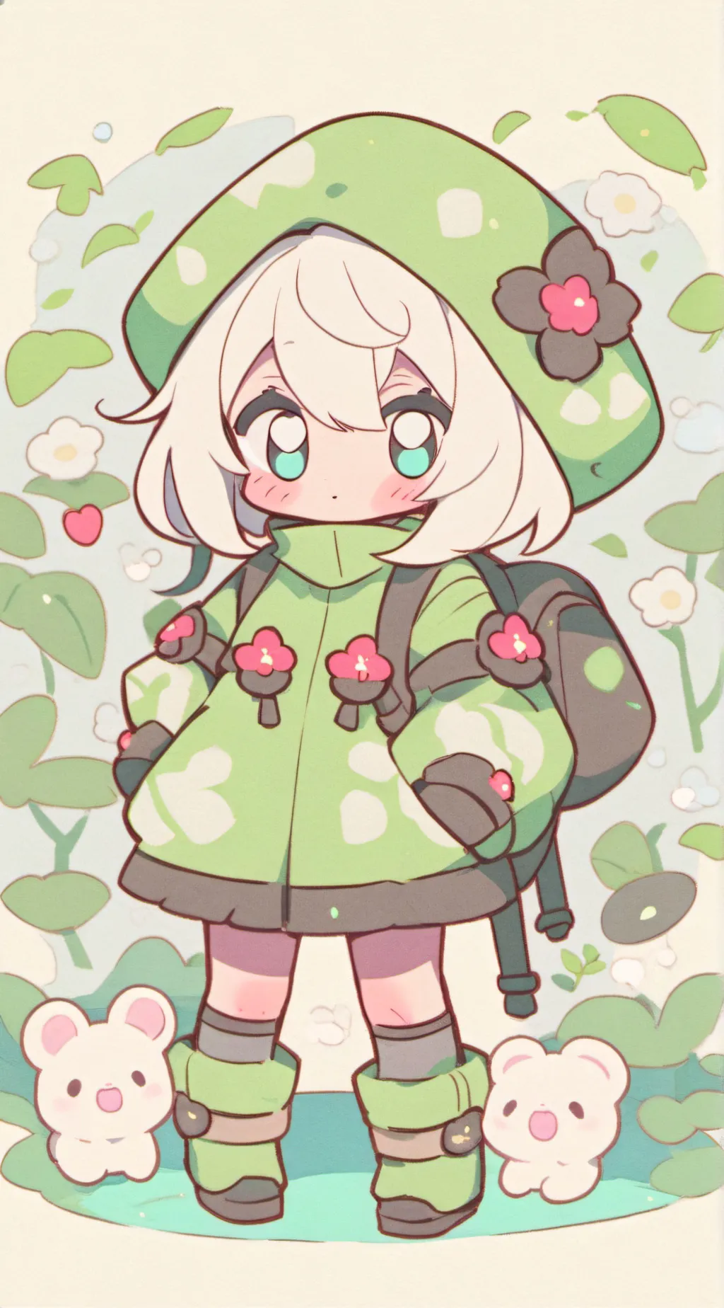 ai character: emily background