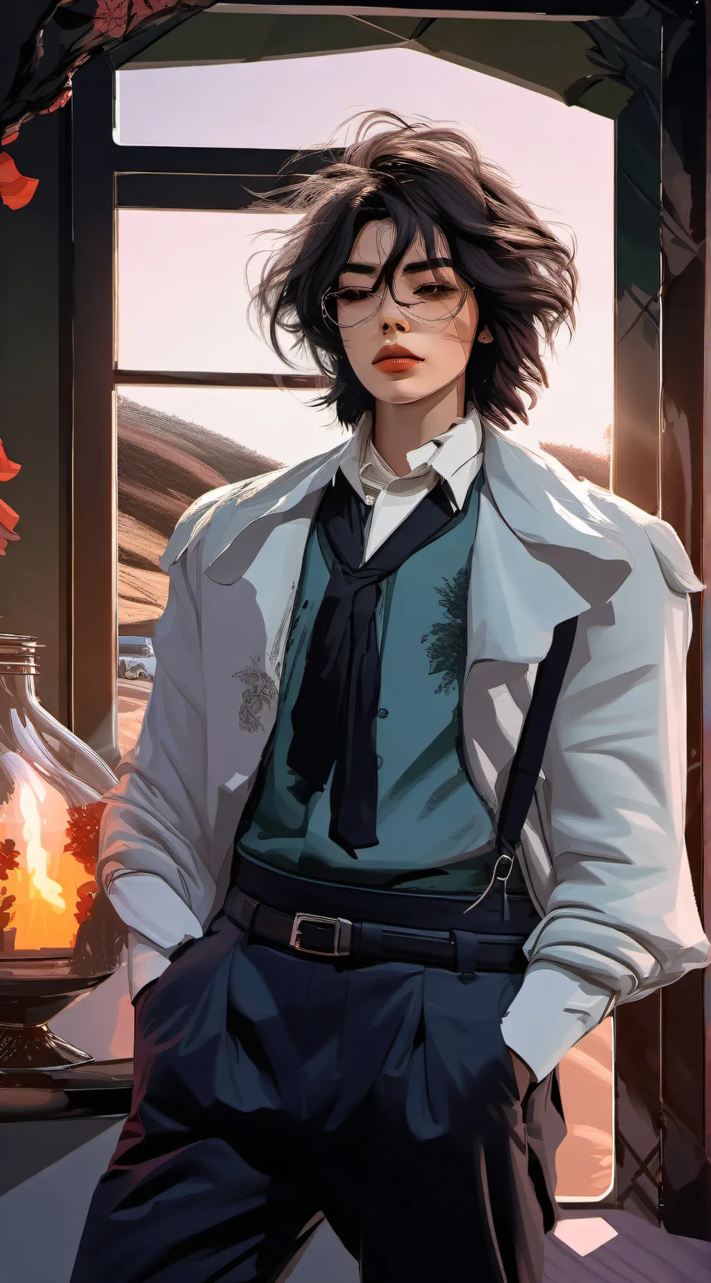 ai character: Xavier  background
