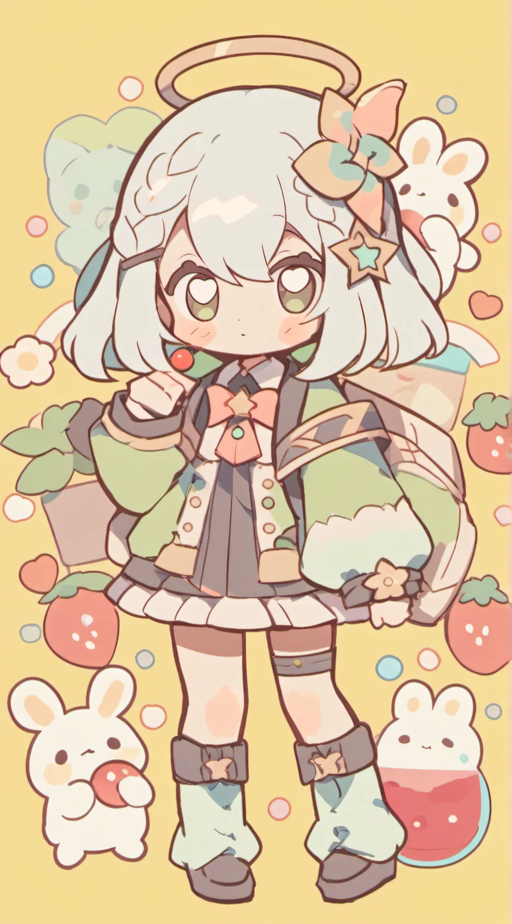 ai character: spin Wheel background