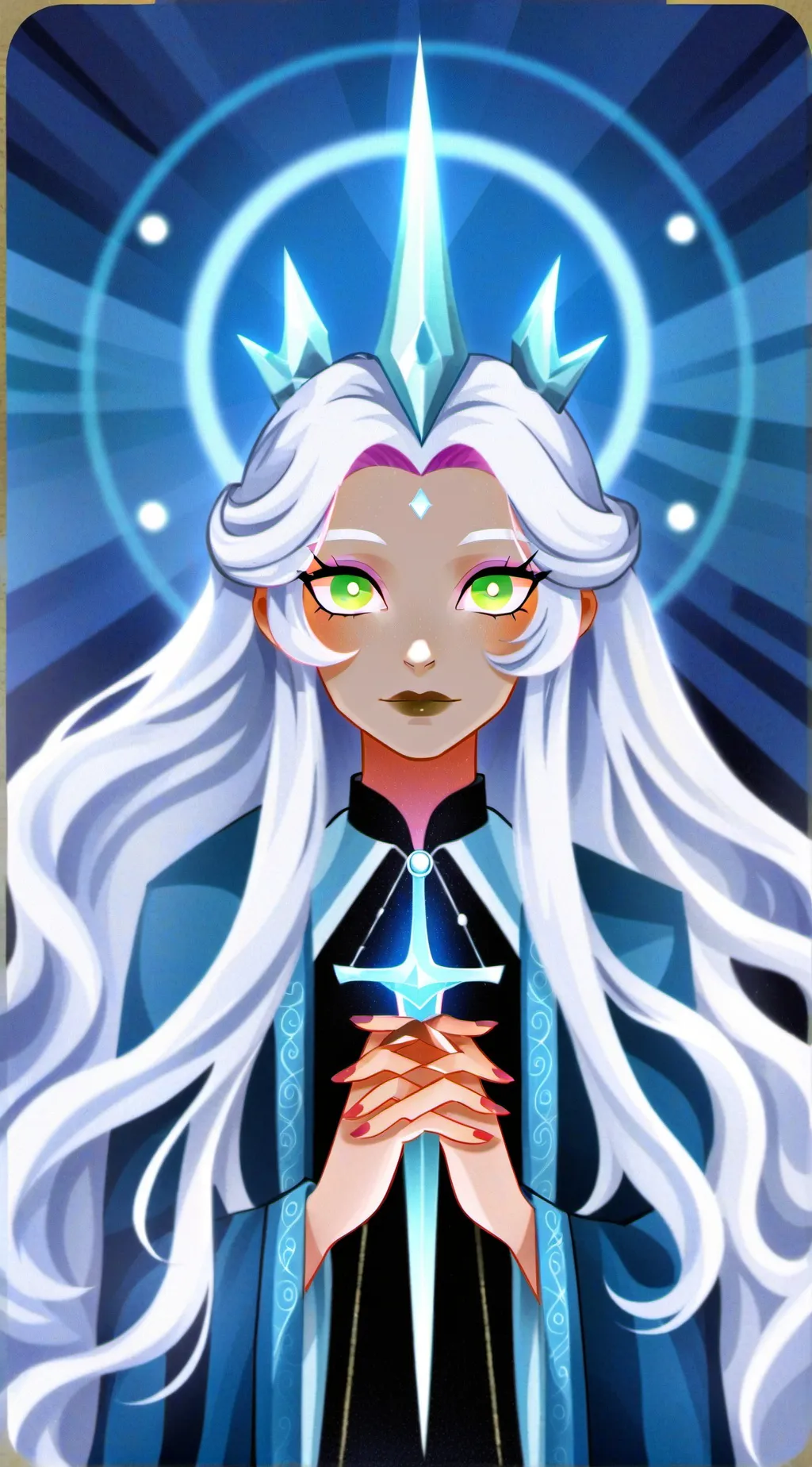 ai character: luna background