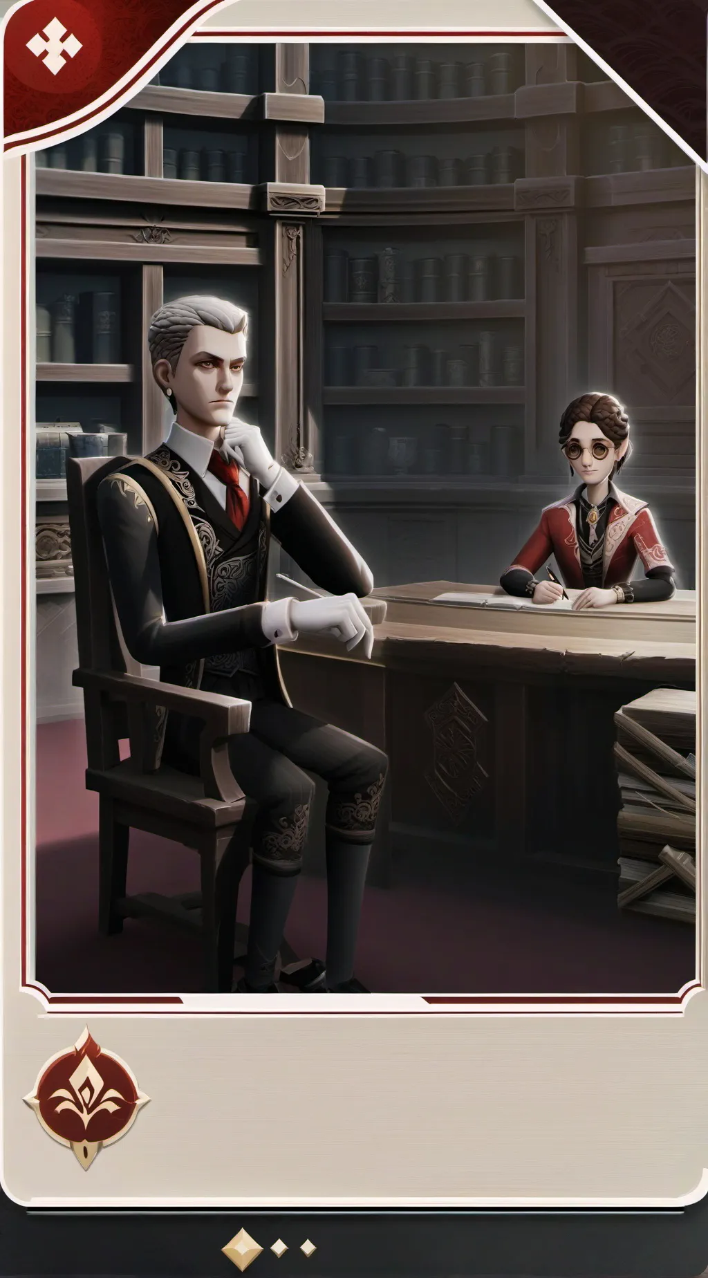 ai character: principle of the t background