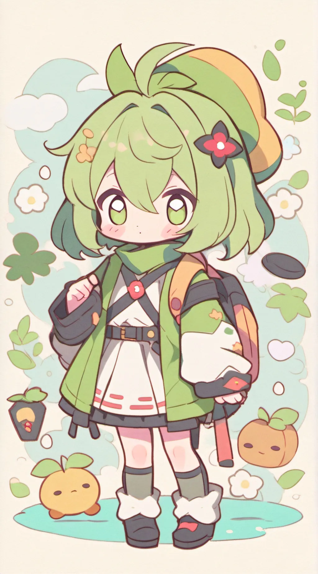 ai character: Ella  background