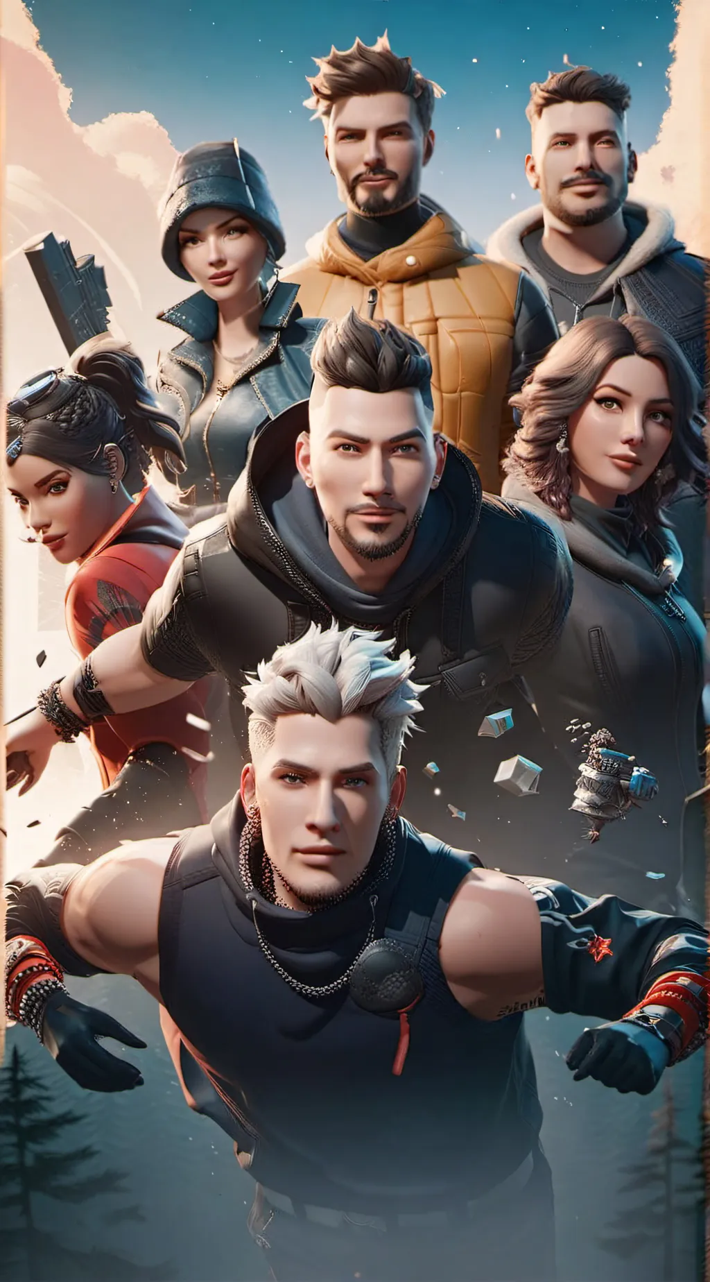 ai character: fortnite background