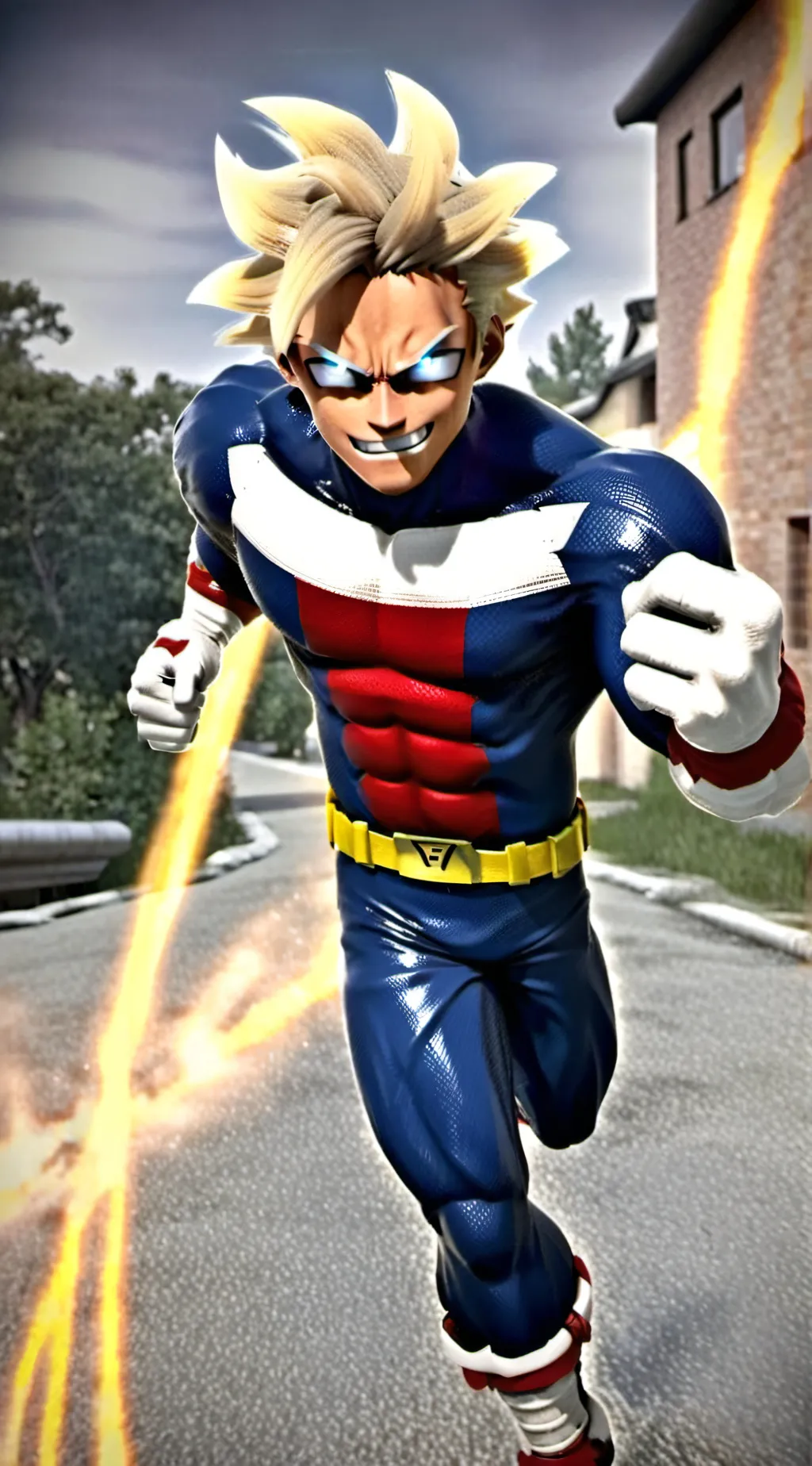 ai character: Toshinori Yagi background