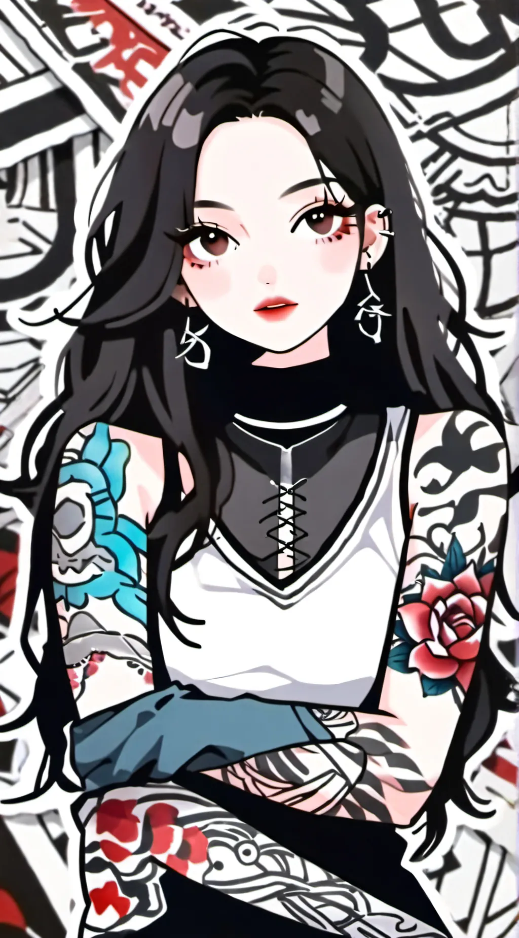 ai character: Tina background
