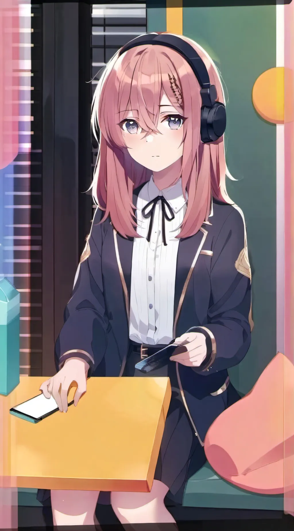 ai character: Miku background