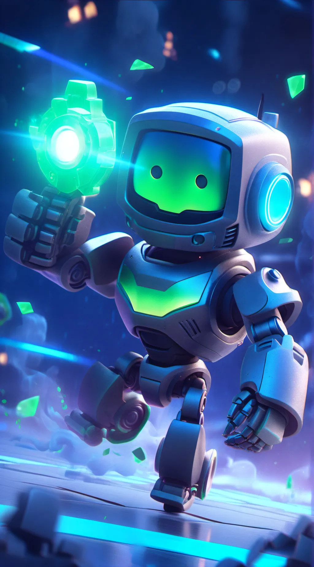 ai character: B-12 background