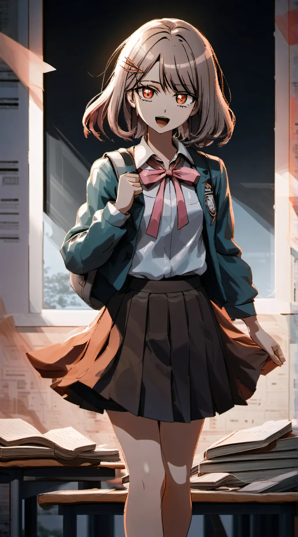 ai character: Chiaki Nanami background