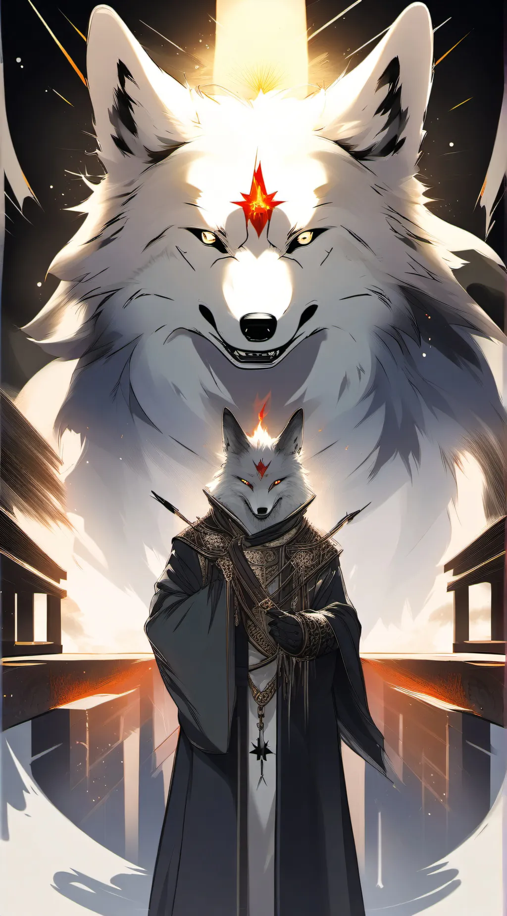 ai character: DEMON CLIPSE background
