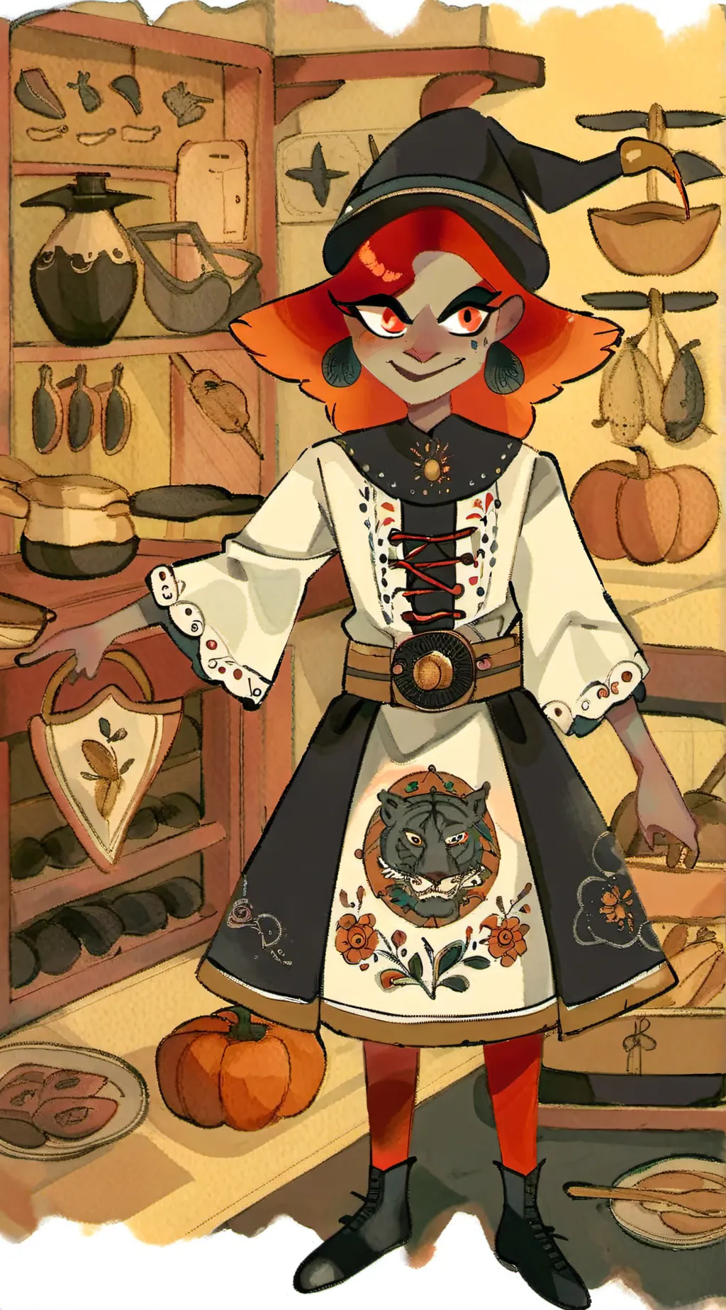 ai character: velvet (hh) background
