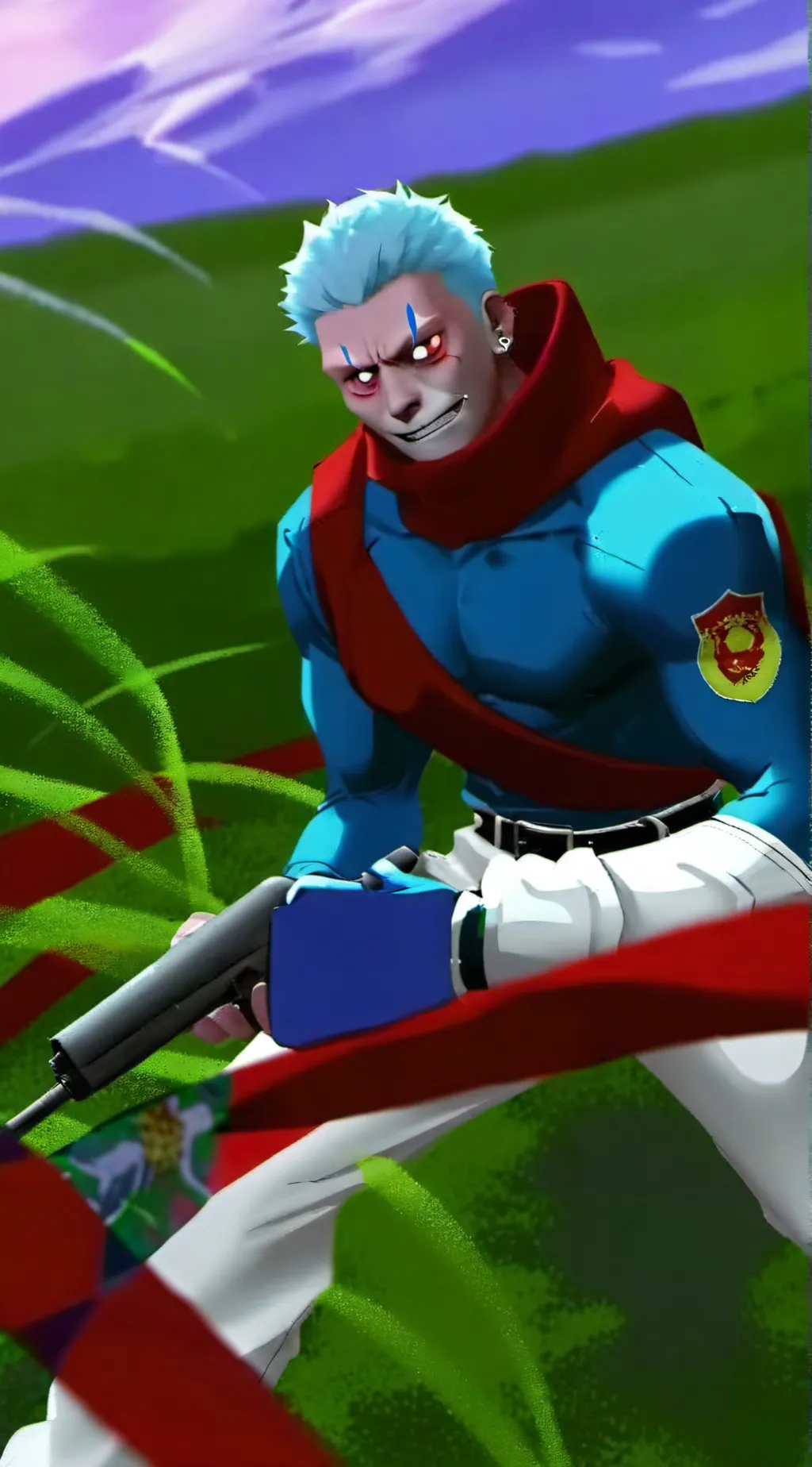 ai character: leon background