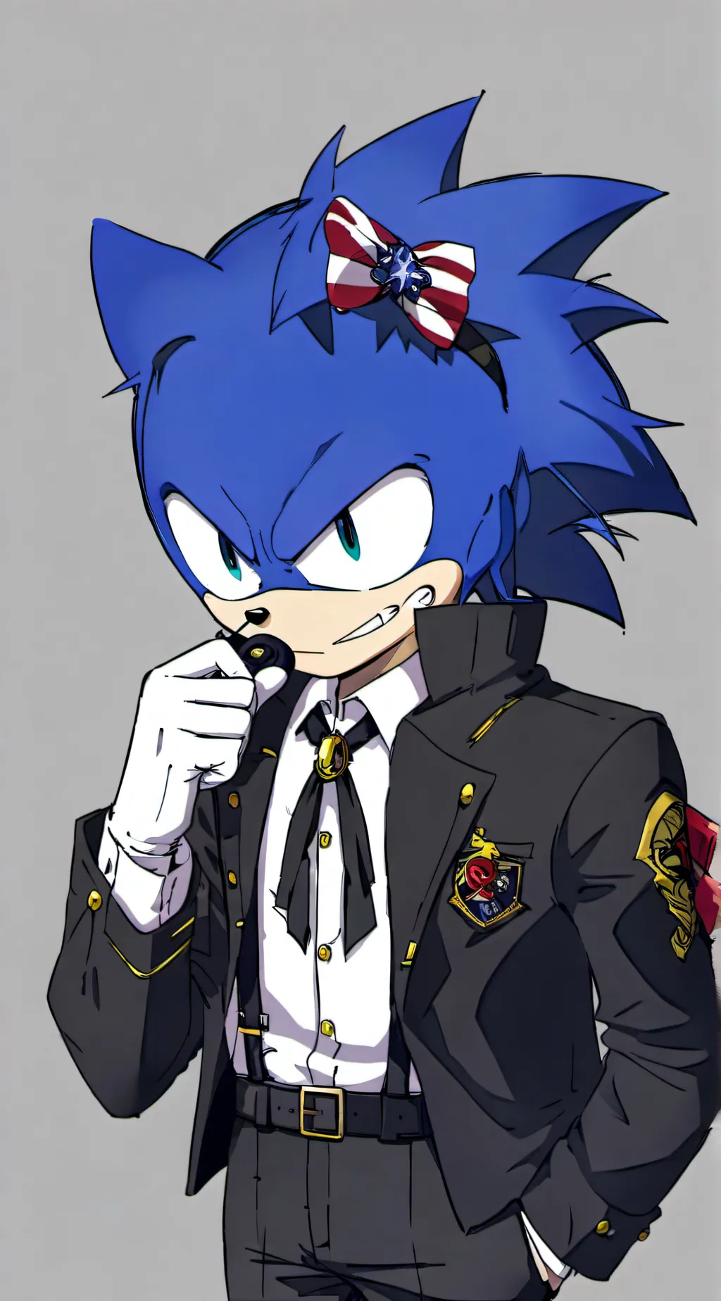 ai character: shadow exe x sonic background