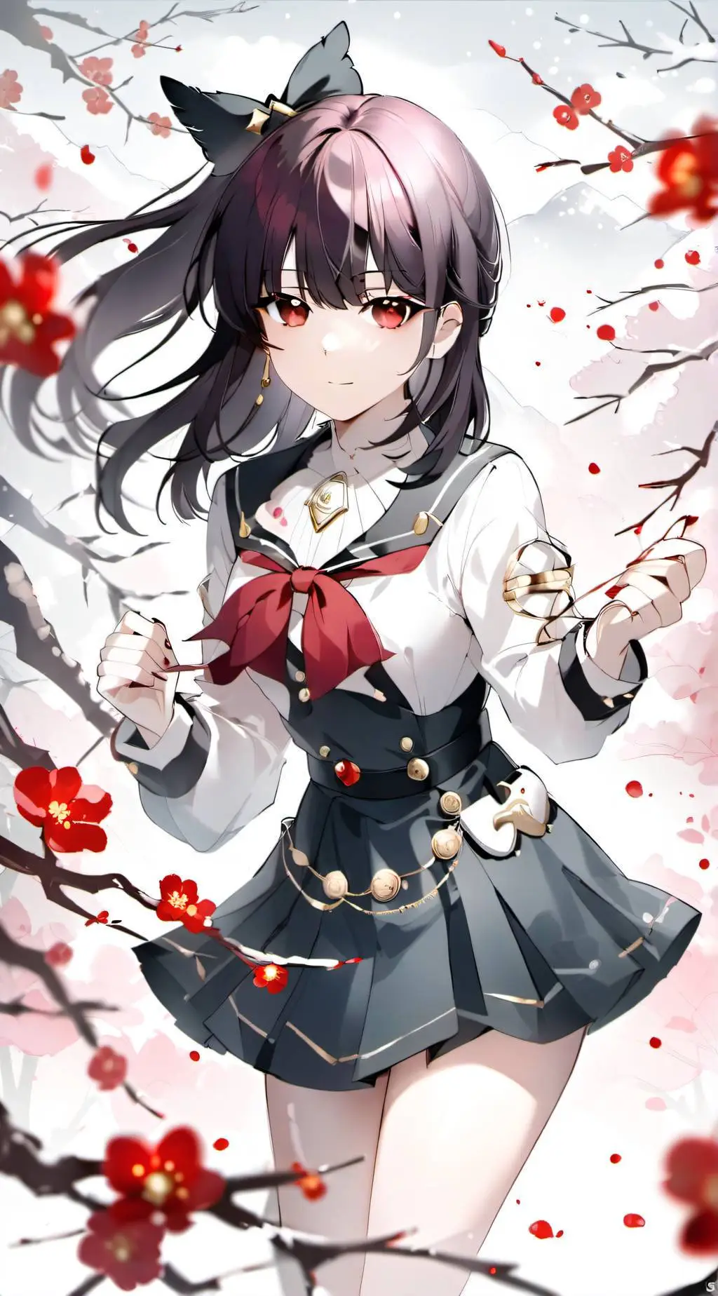 ai character: Komi background
