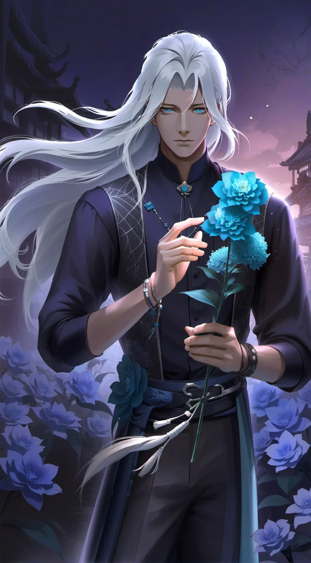 ai character: makota background